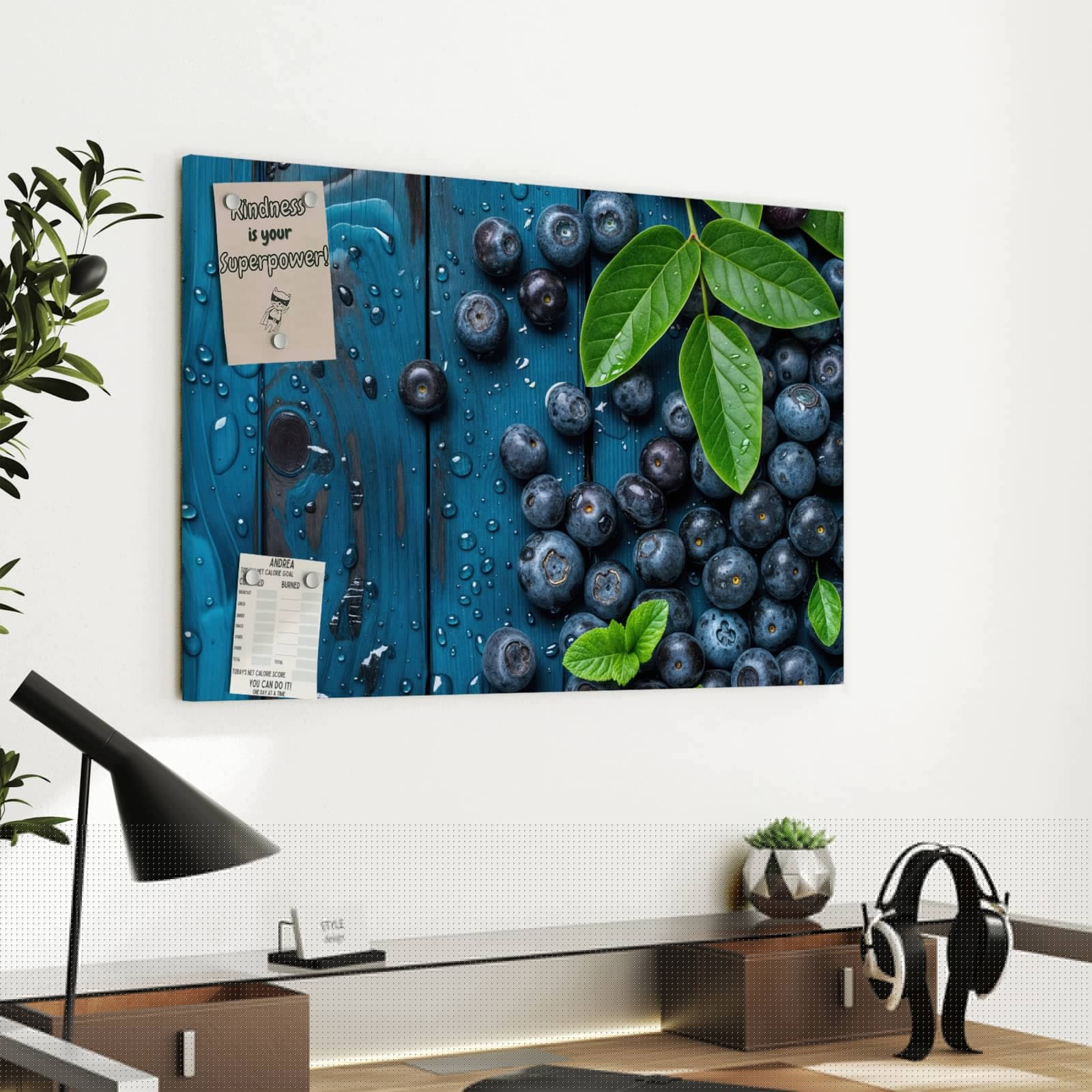 Magnetická tabule – obraz na zeď Zlatý trojúhelníkový vzor | 60 × 40 cm