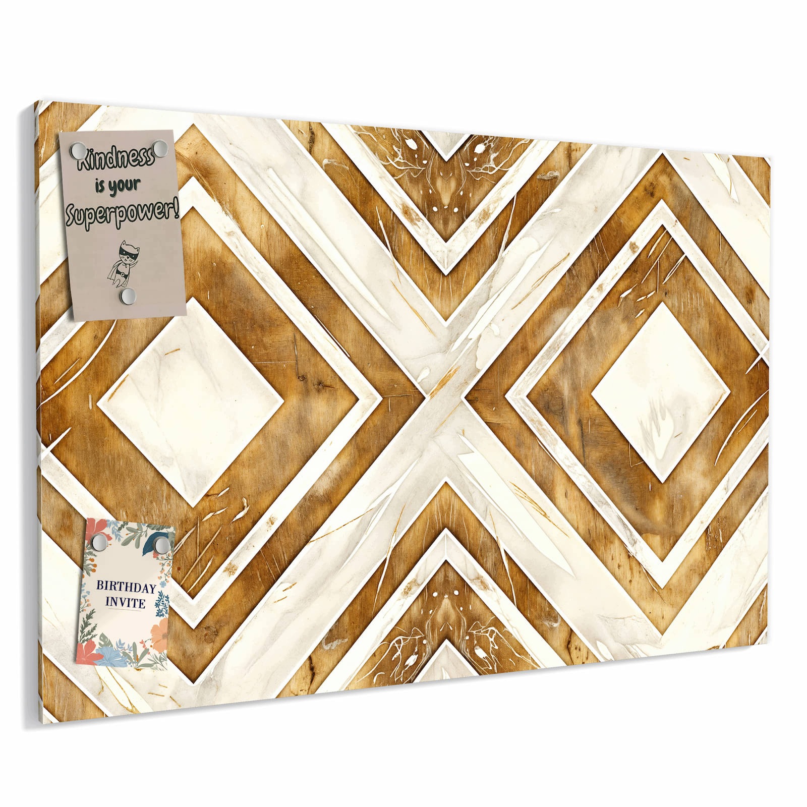 Magnetická tabule – obraz na zeď Geometrický vzor – motiv 1 | 90 × 60 cm