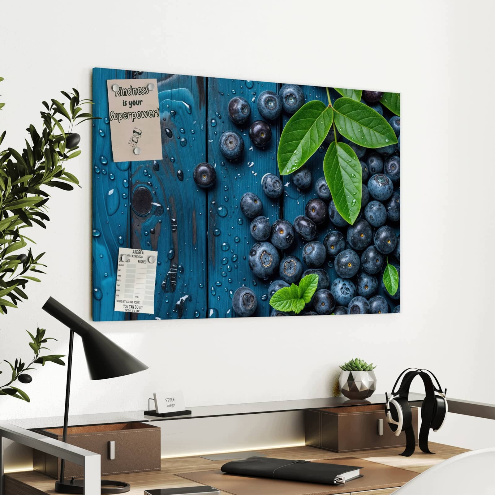 Magnetická tabule – obraz na zeď Umělecká textura stěny | 60 × 40 cm