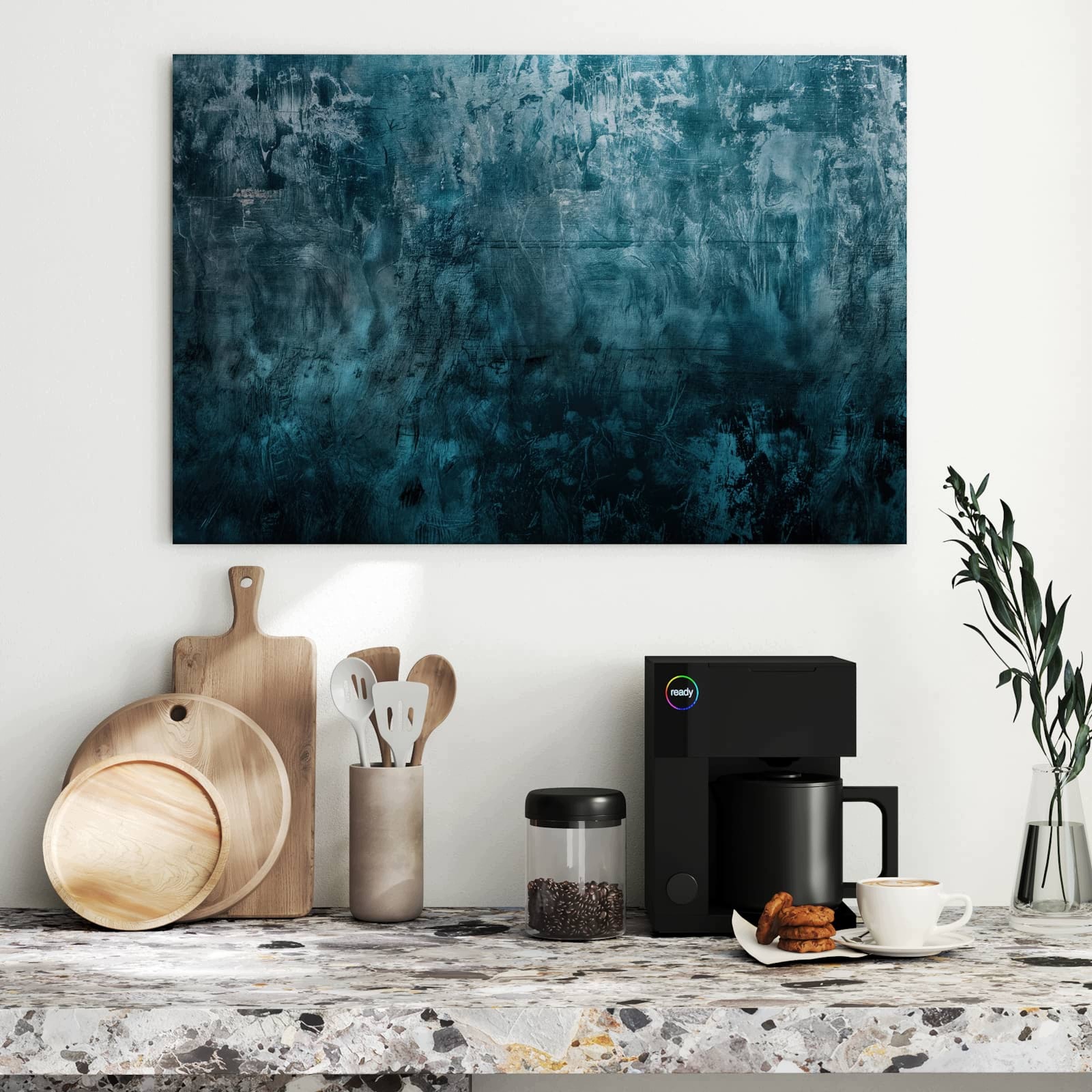 Magnetická tabule – obraz na zeď Umělecká textura stěny | 90 × 60 cm