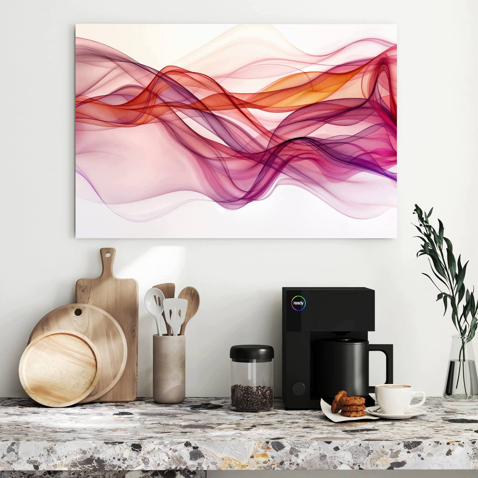 Magnetická tabule – obraz na zeď Abstraktní povrch – motiv 3 | 60 × 40 cm
