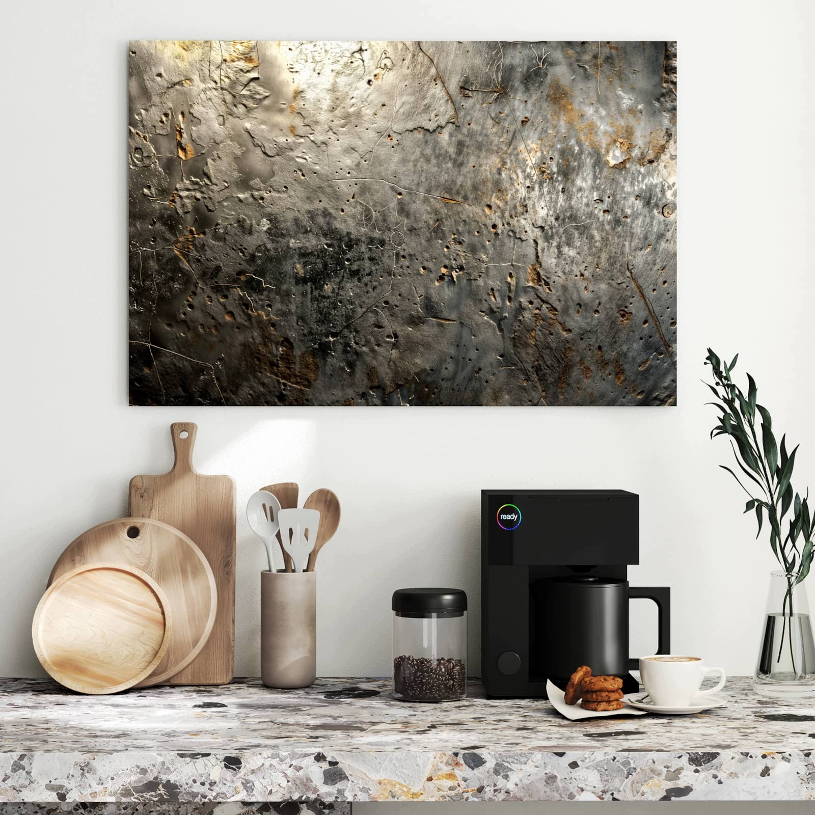 Magnetická tabule – obraz na zeď Abstraktní povrch – motiv 3 | 90 × 60 cm
