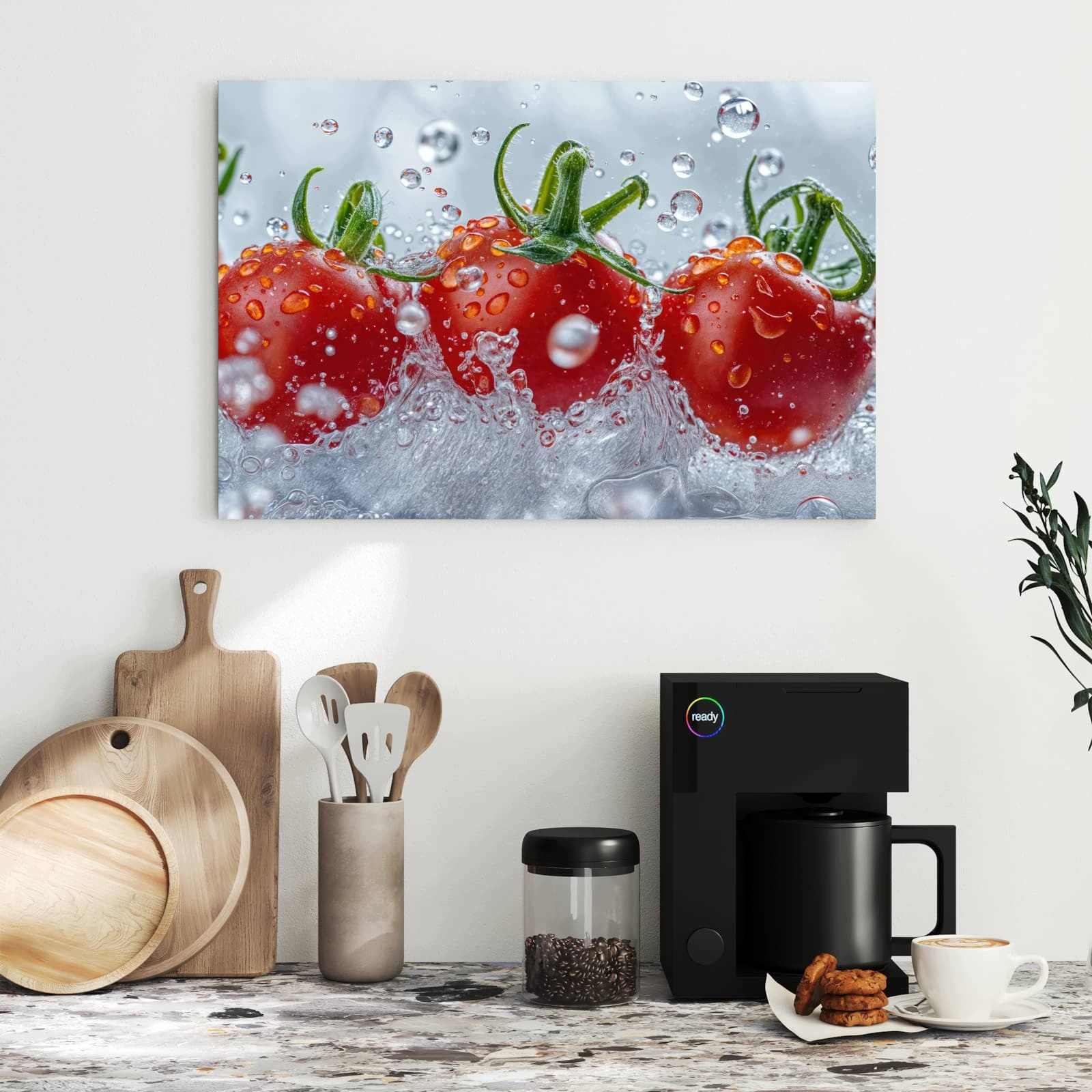 Magnetická tabule – obraz na zeď Rajčata ve vodě | 60 × 40 cm