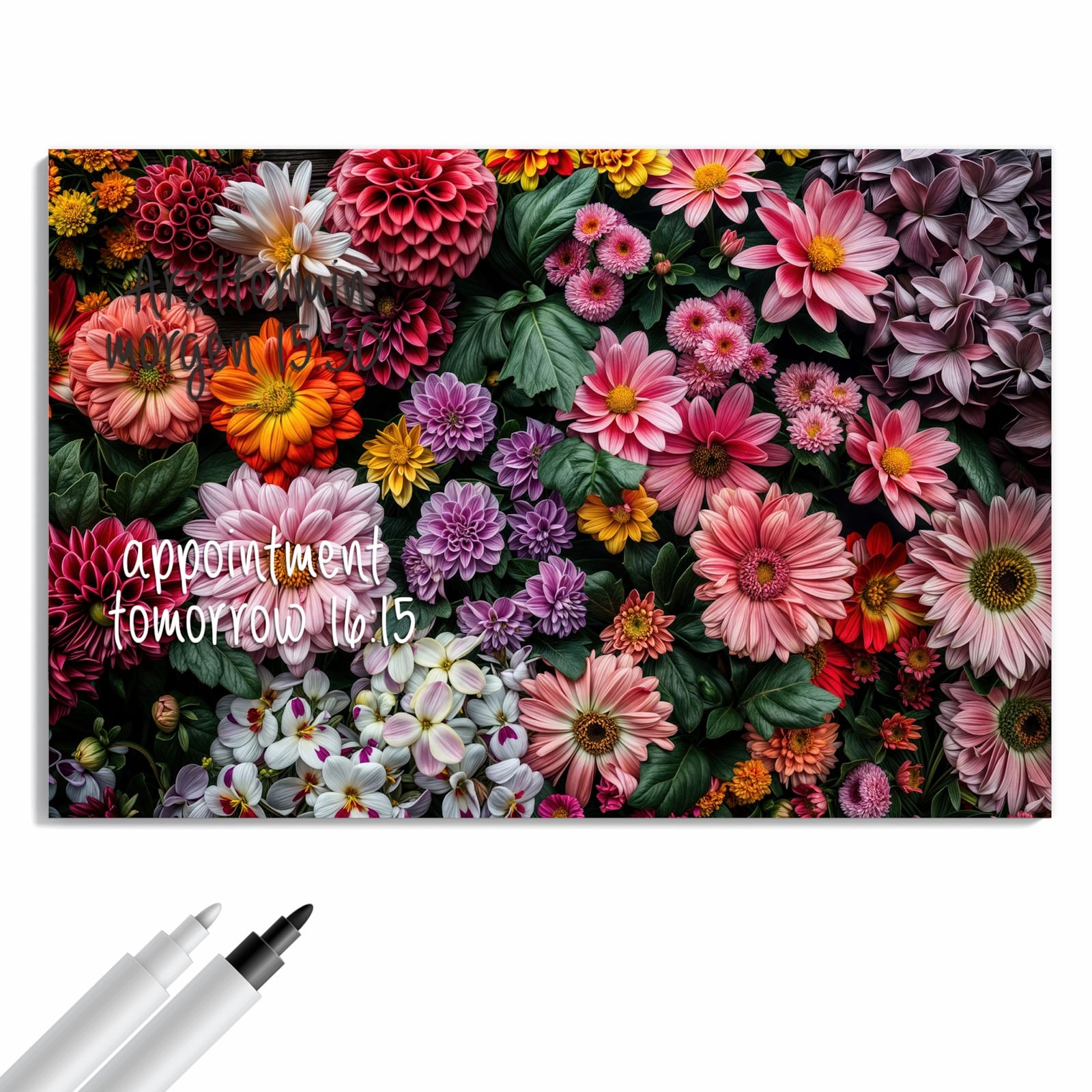 Magnetická tabule – obraz na zeď Květinová kompozice – motiv 2 | 60 × 40 cm