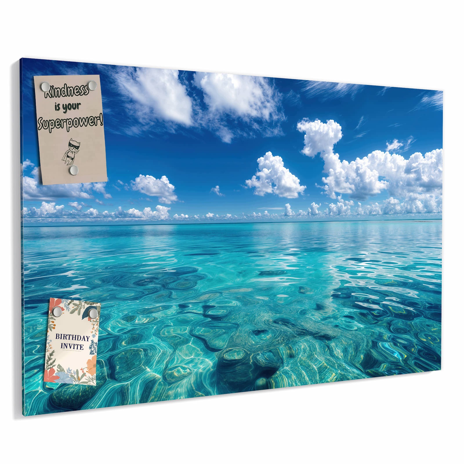 Magnetická tabule – obraz na zeď Vlny oceánu východ slunce | 90 × 60 cm