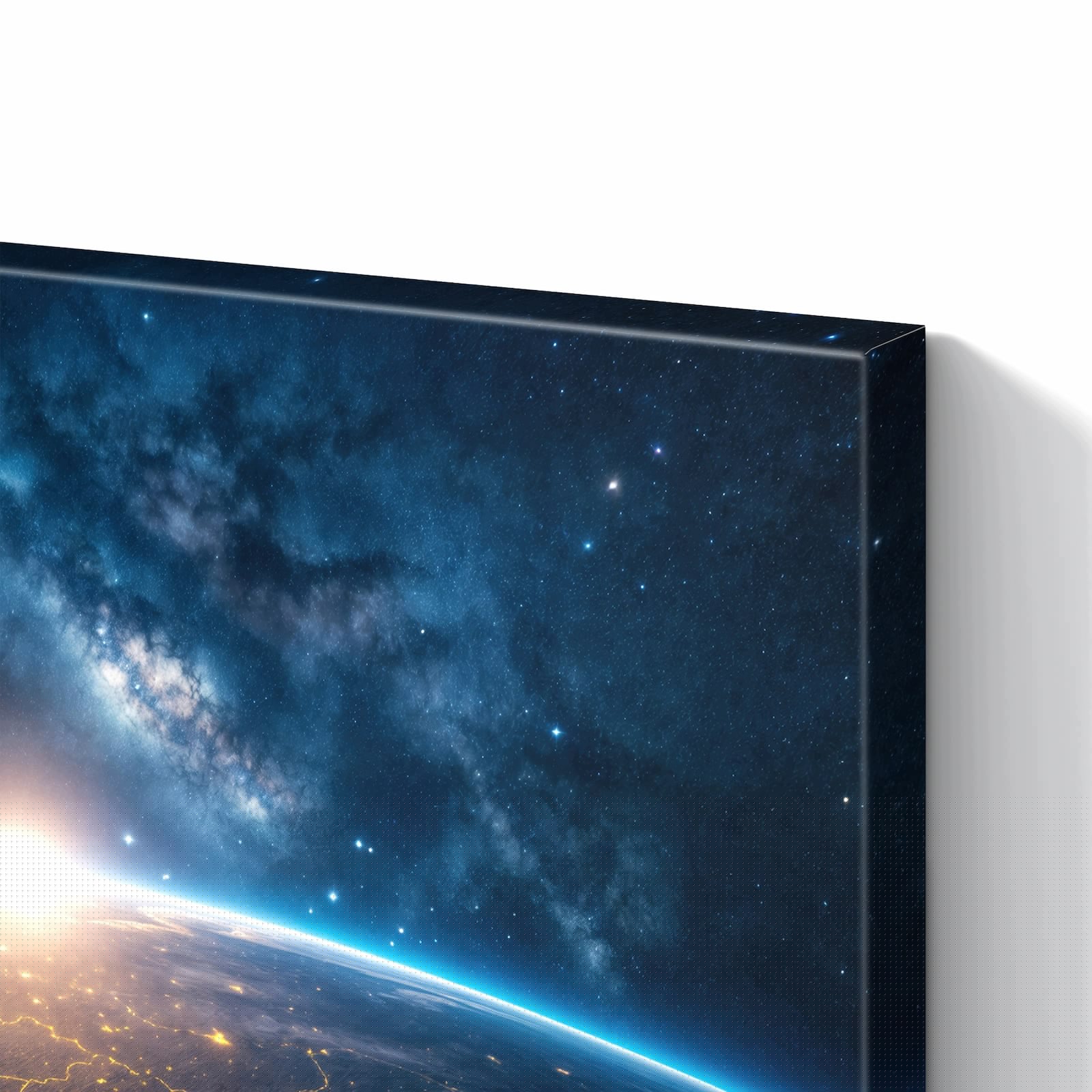 Magnetická tabule – obraz na zeď Východ slunce Země – motiv 2 | 60 × 40 cm