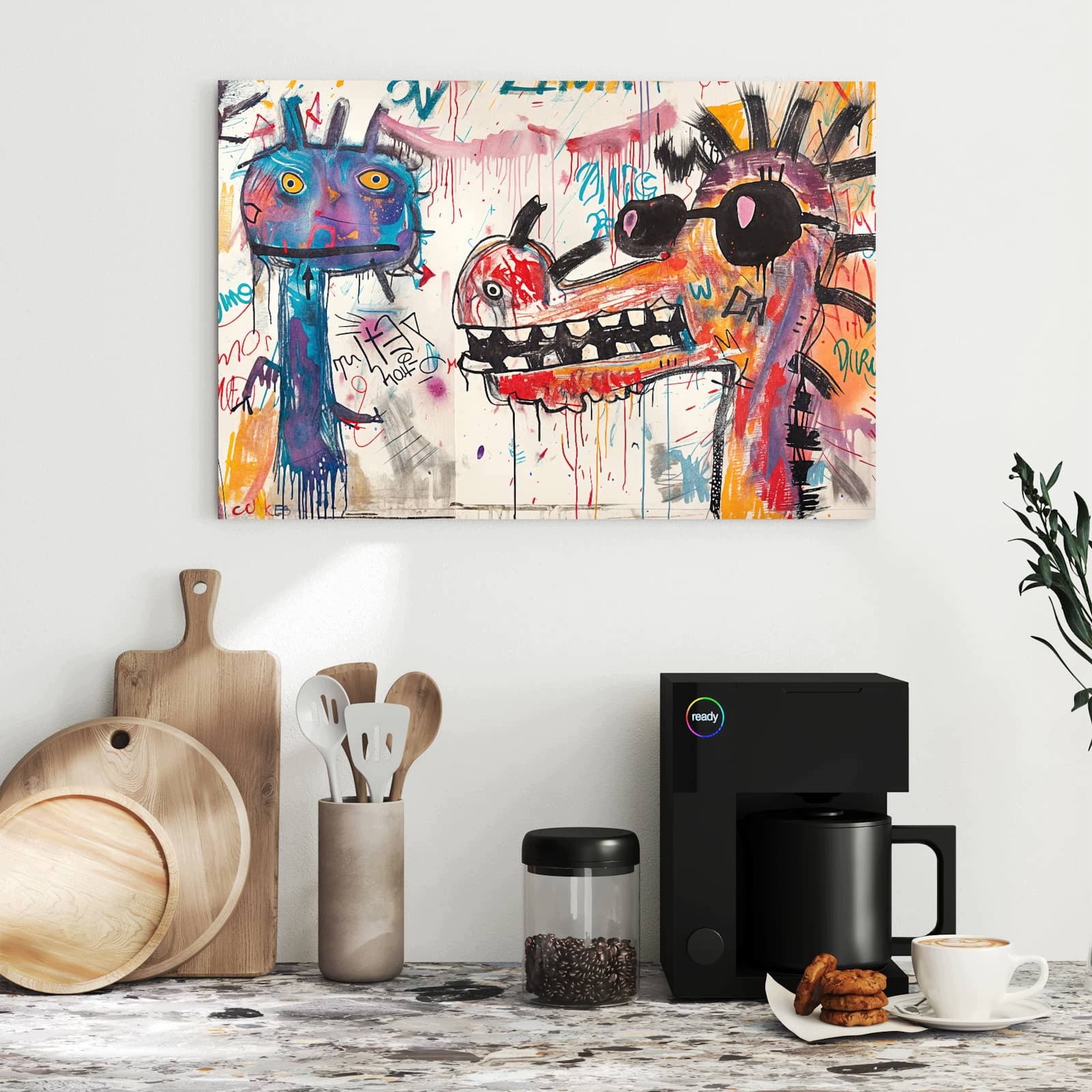 Magnetická tabule – obraz na zeď Barevná zmrzlina na pláži | 60 × 40 cm
