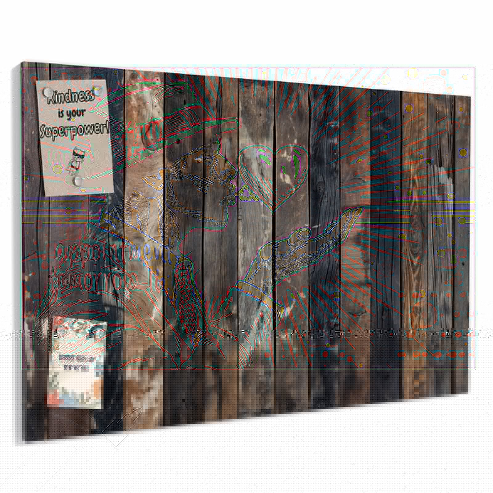 Magnetická tabule – obraz na zeď Polibek lásky | 60 × 40 cm