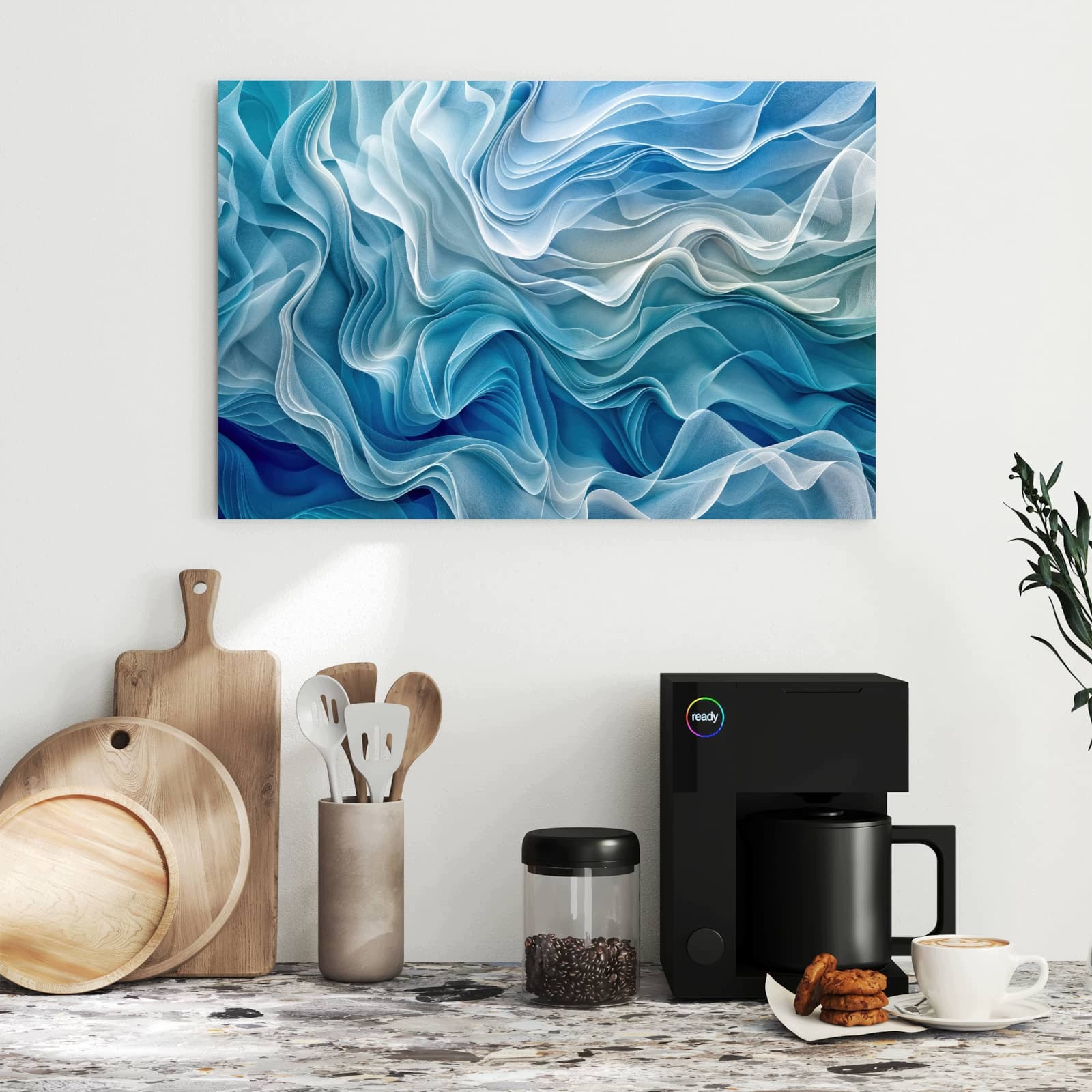Magnetická tabule – obraz na zeď Vlnění | 60 × 40 cm