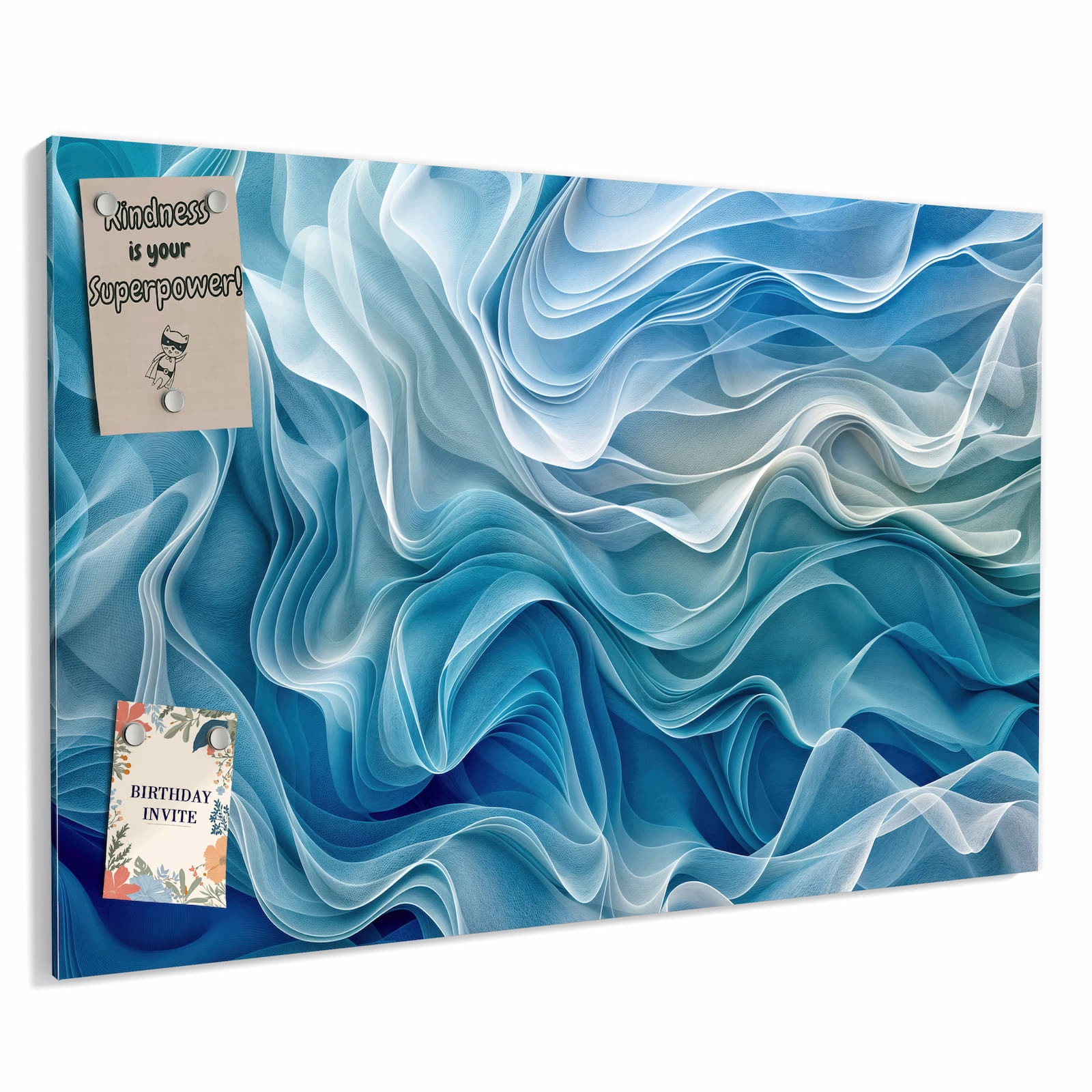 Magnetická tabule – obraz na zeď Vlnění | 60 × 40 cm