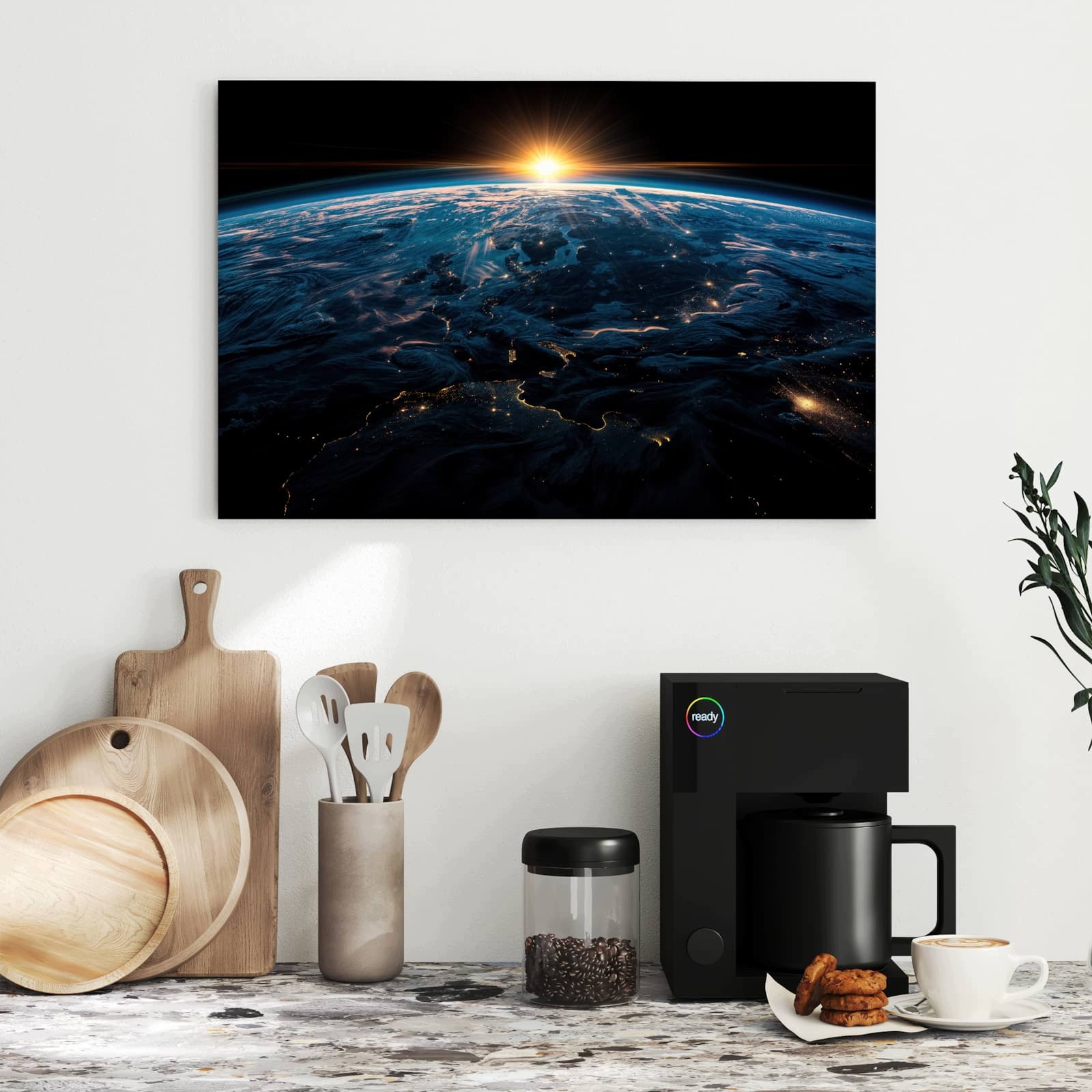 Magnetická tabule – obraz na zeď Vlny obloha | 90 × 60 cm