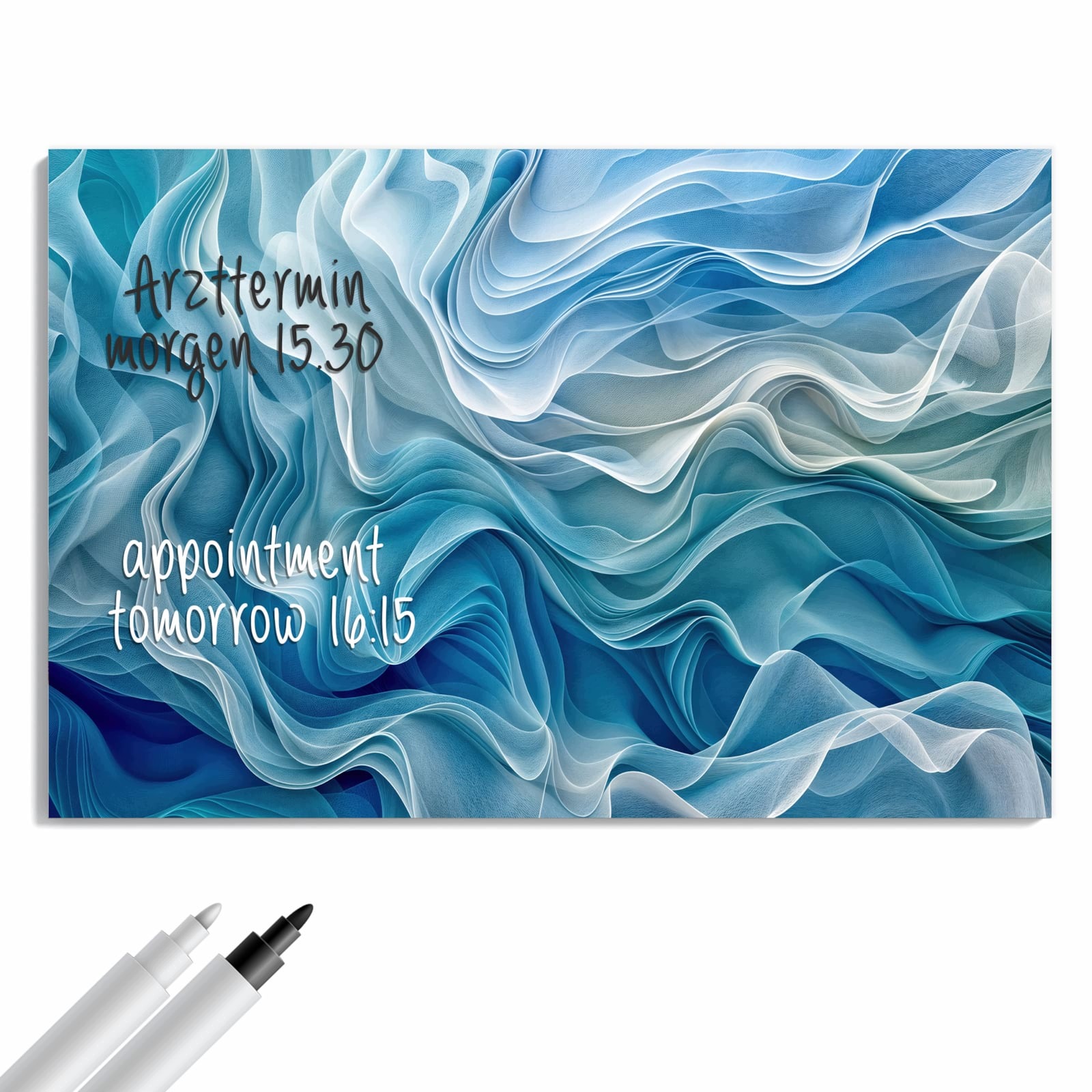 Magnetická tabule – obraz na zeď Vlnění | 90 × 60 cm