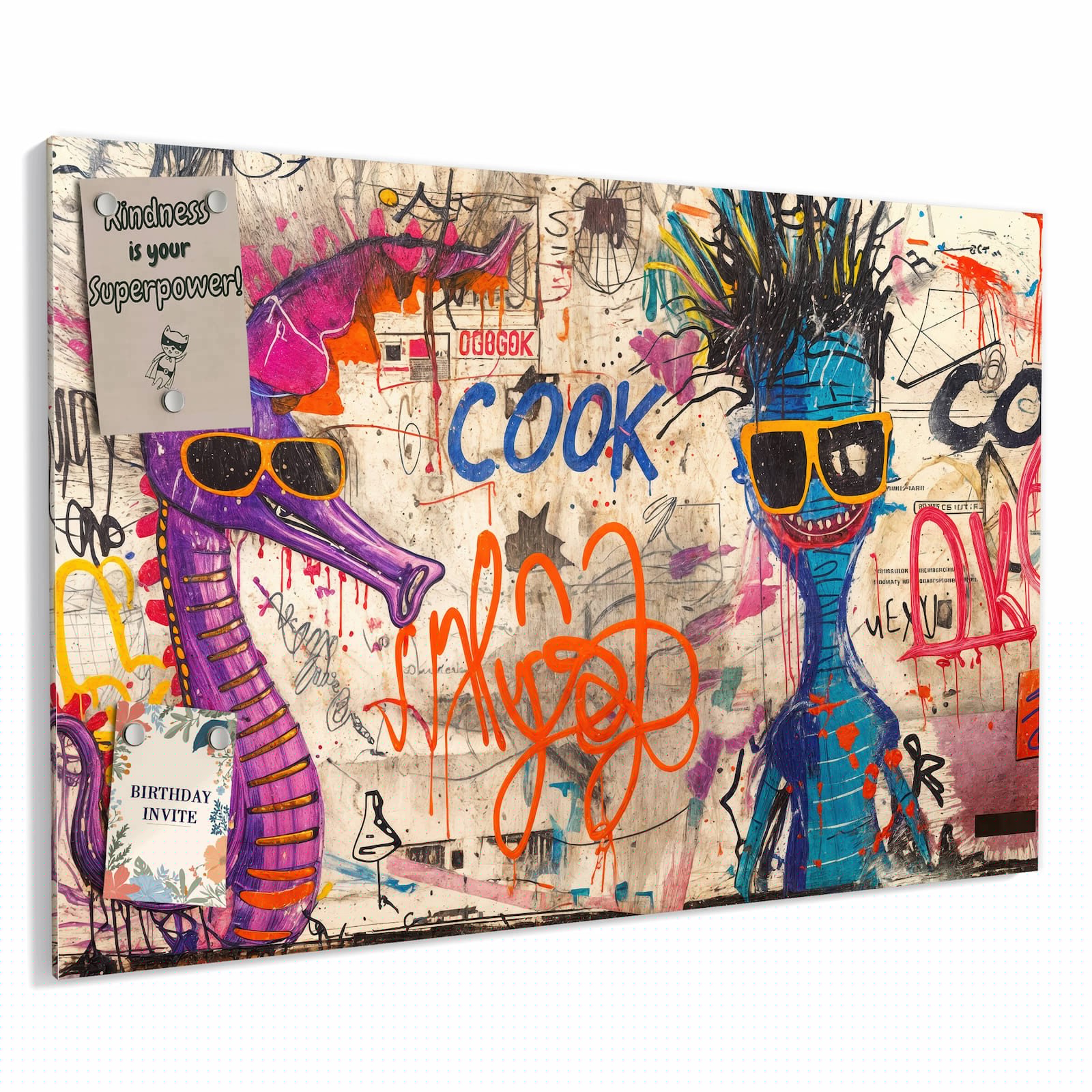 Magnetická tabule – obraz na zeď Polibek lásky | 90 × 60 cm