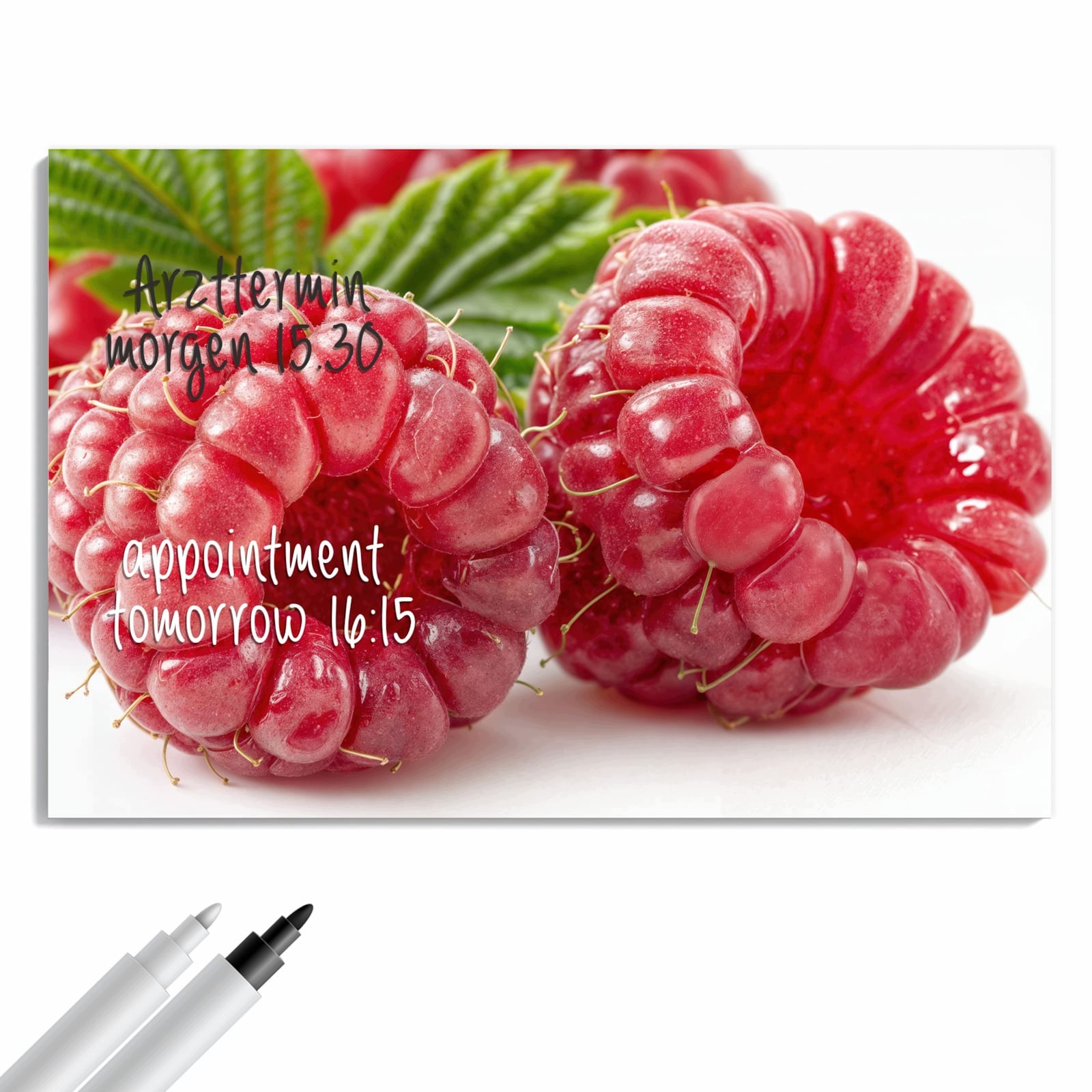 Magnetická tabule – obraz na zeď Šťavnaté maliny – detail | 60 × 40 cm
