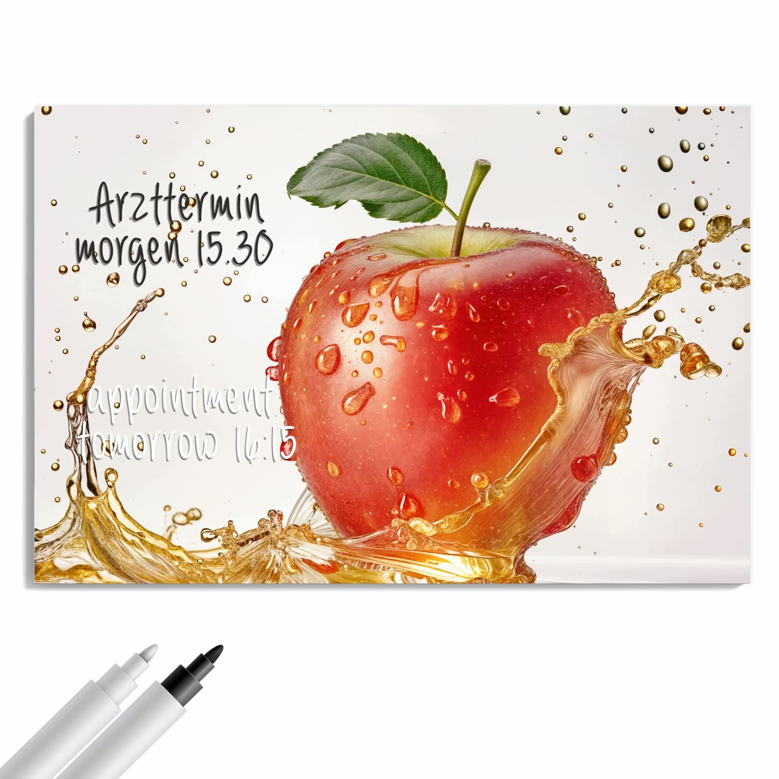 Magnetická tabule – obraz na zeď Šumivé jablko | 60 × 40 cm