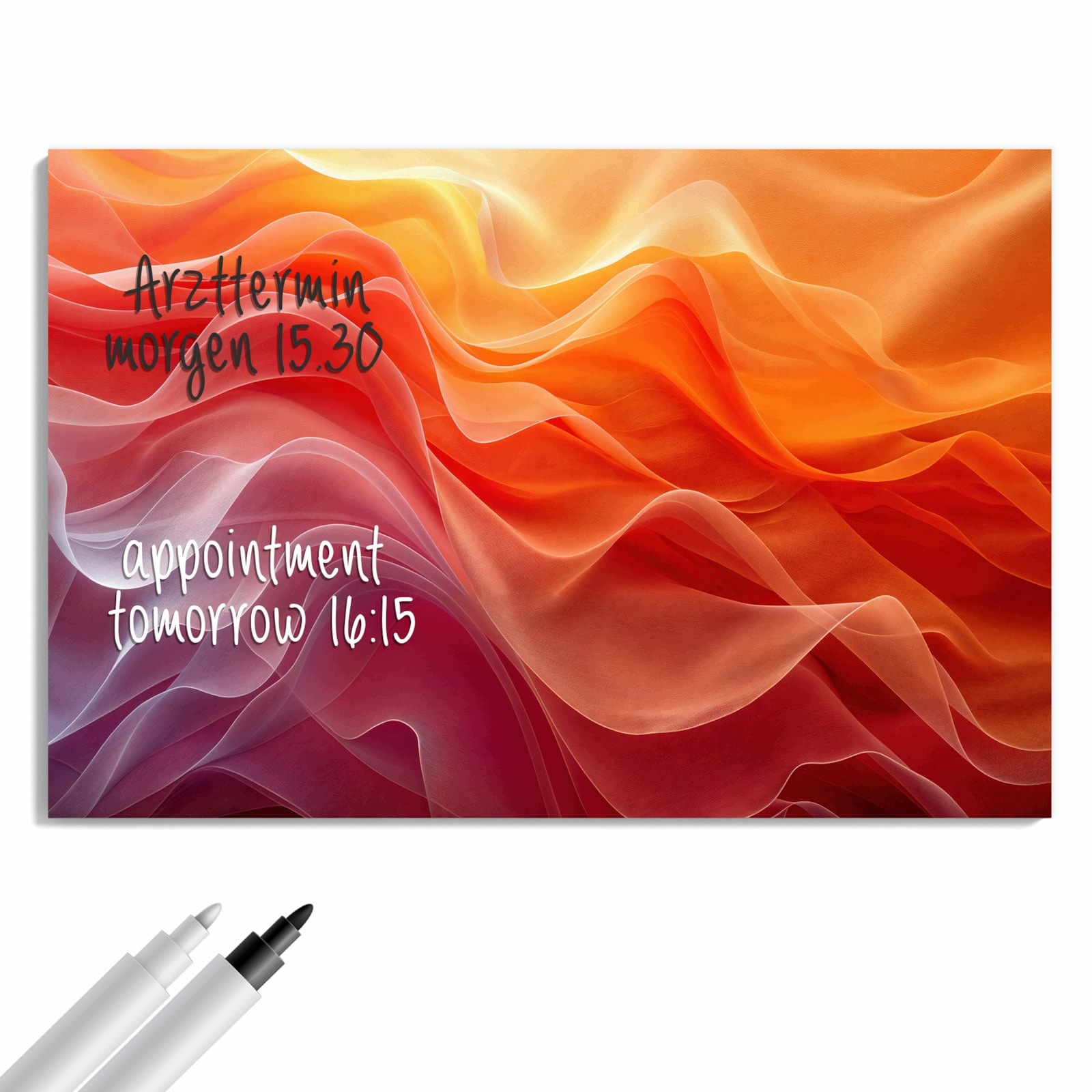 Magnetická tabule – obraz na zeď Jemný vír barev | 60 × 40 cm