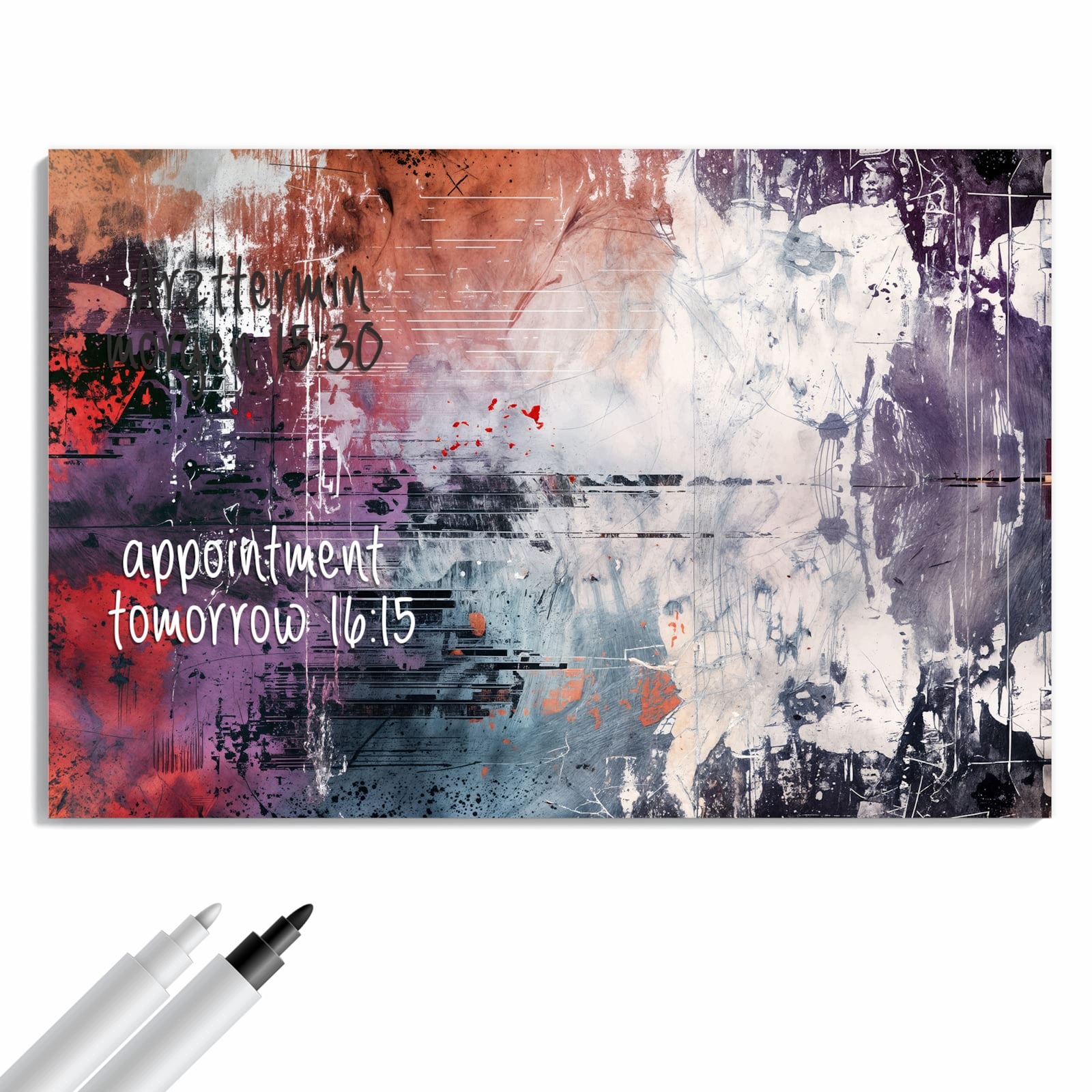 Magnetická tabule – obraz na zeď Abstraktní umění kompozice | 90 × 60 cm