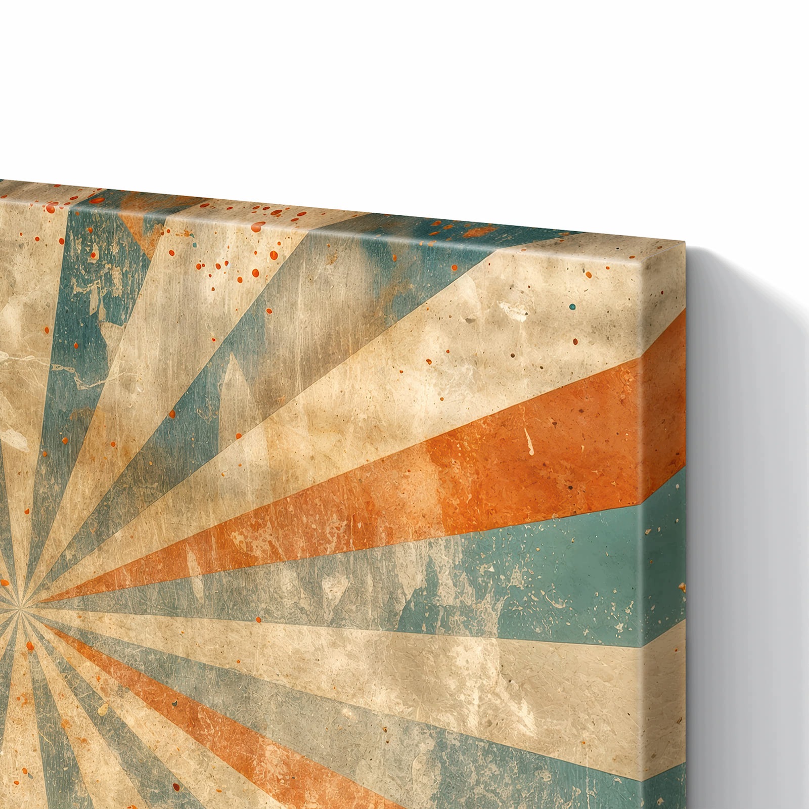 Magnetická tabule – obraz na zeď Retro paprsky design | 60 × 40 cm