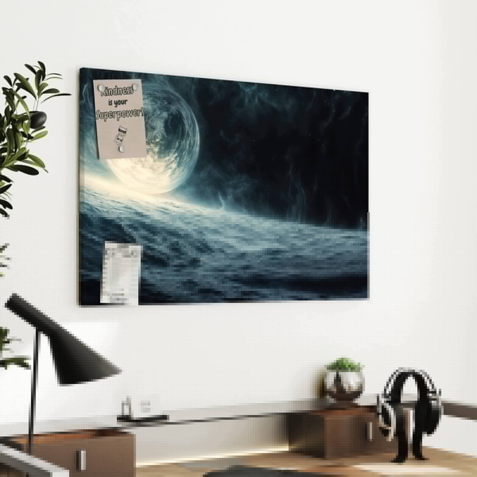Magnetická tabule – obraz na zeď Retro paprsky design | 60 × 40 cm