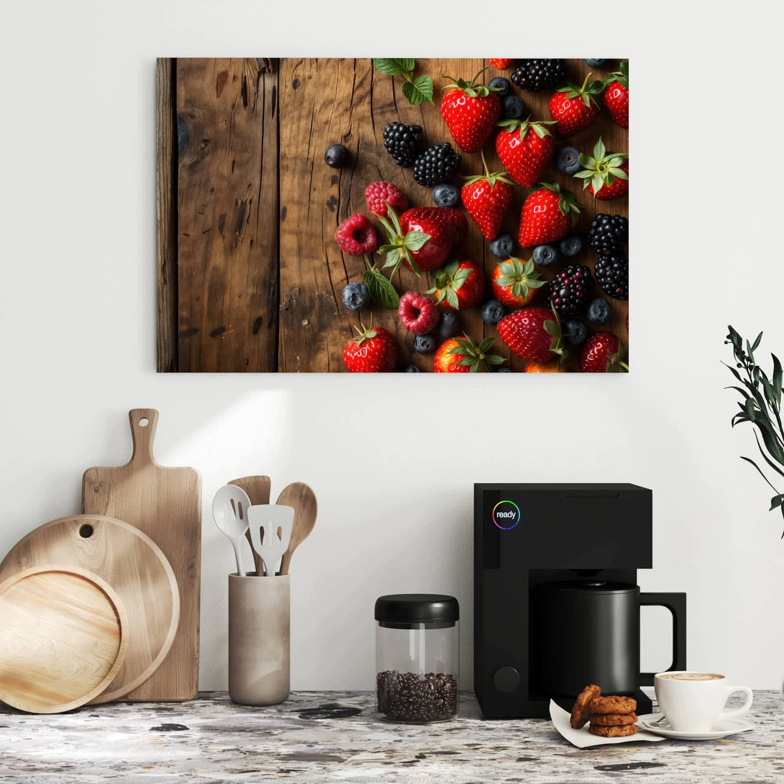 Magnetická tabule – obraz na zeď Abstraktní tvary | 60 × 40 cm