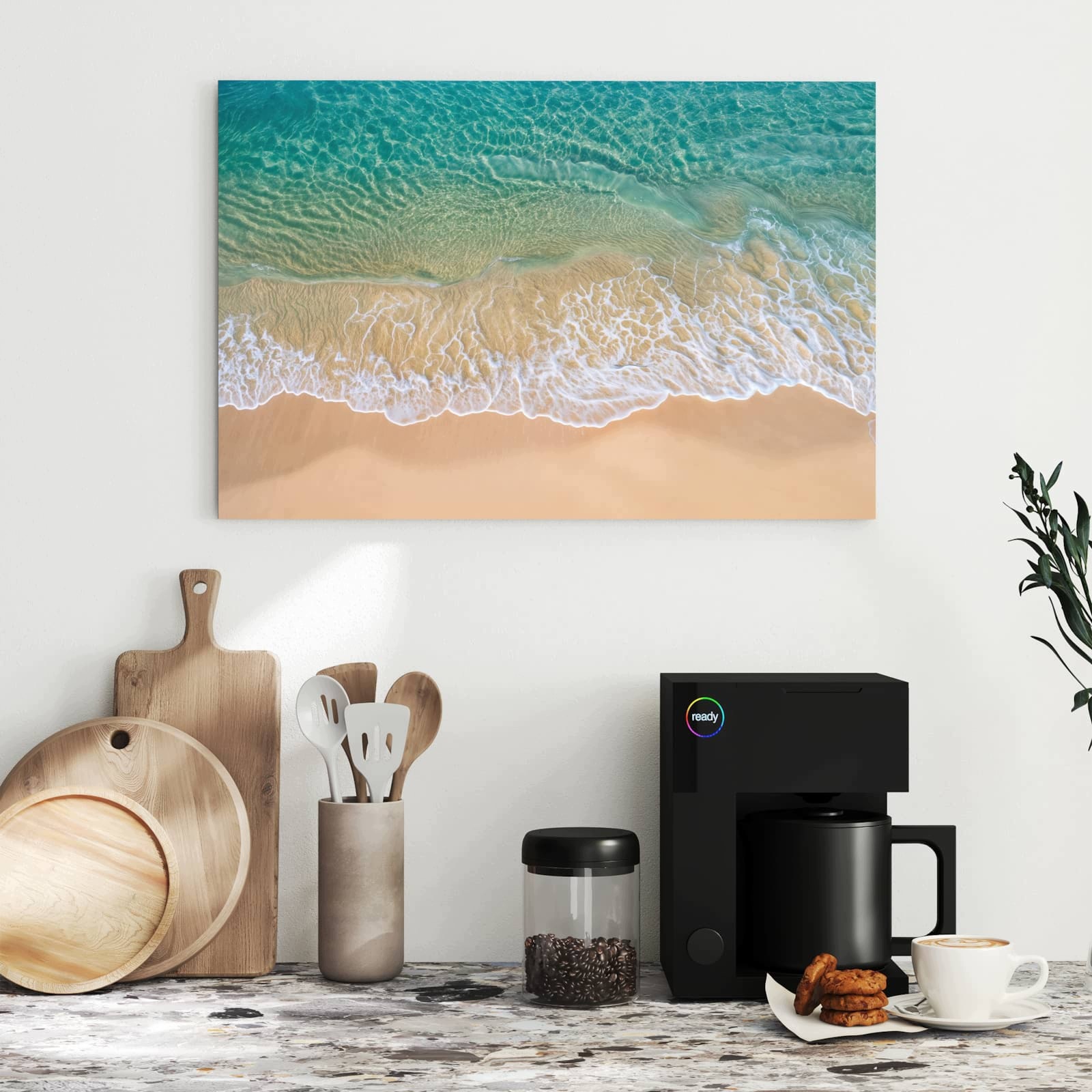 Magnetická tabule – obraz na zeď Abstraktní tvary | 60 × 40 cm