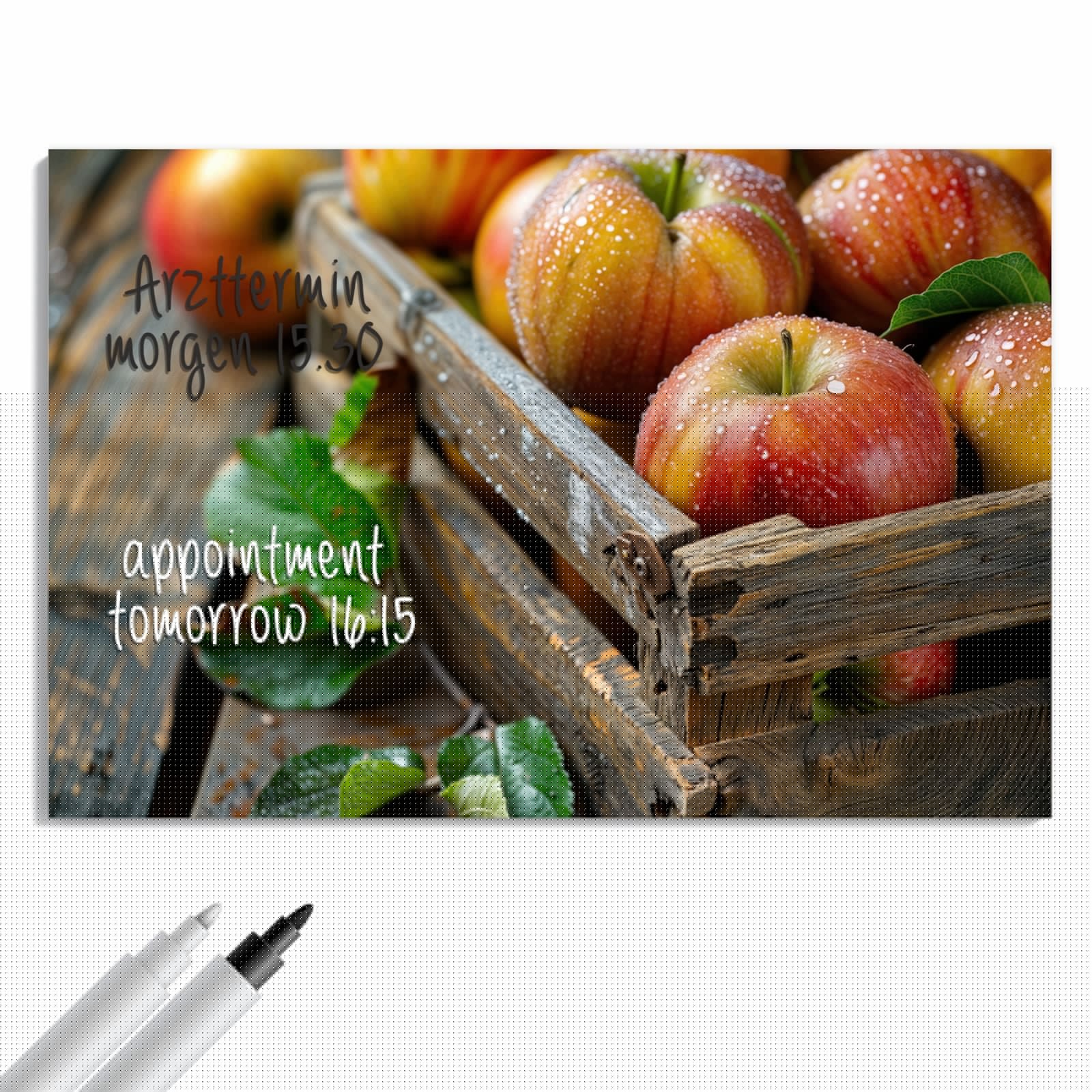 Magnetická tabule – obraz na zeď Bobule na dřevě | 90 × 60 cm