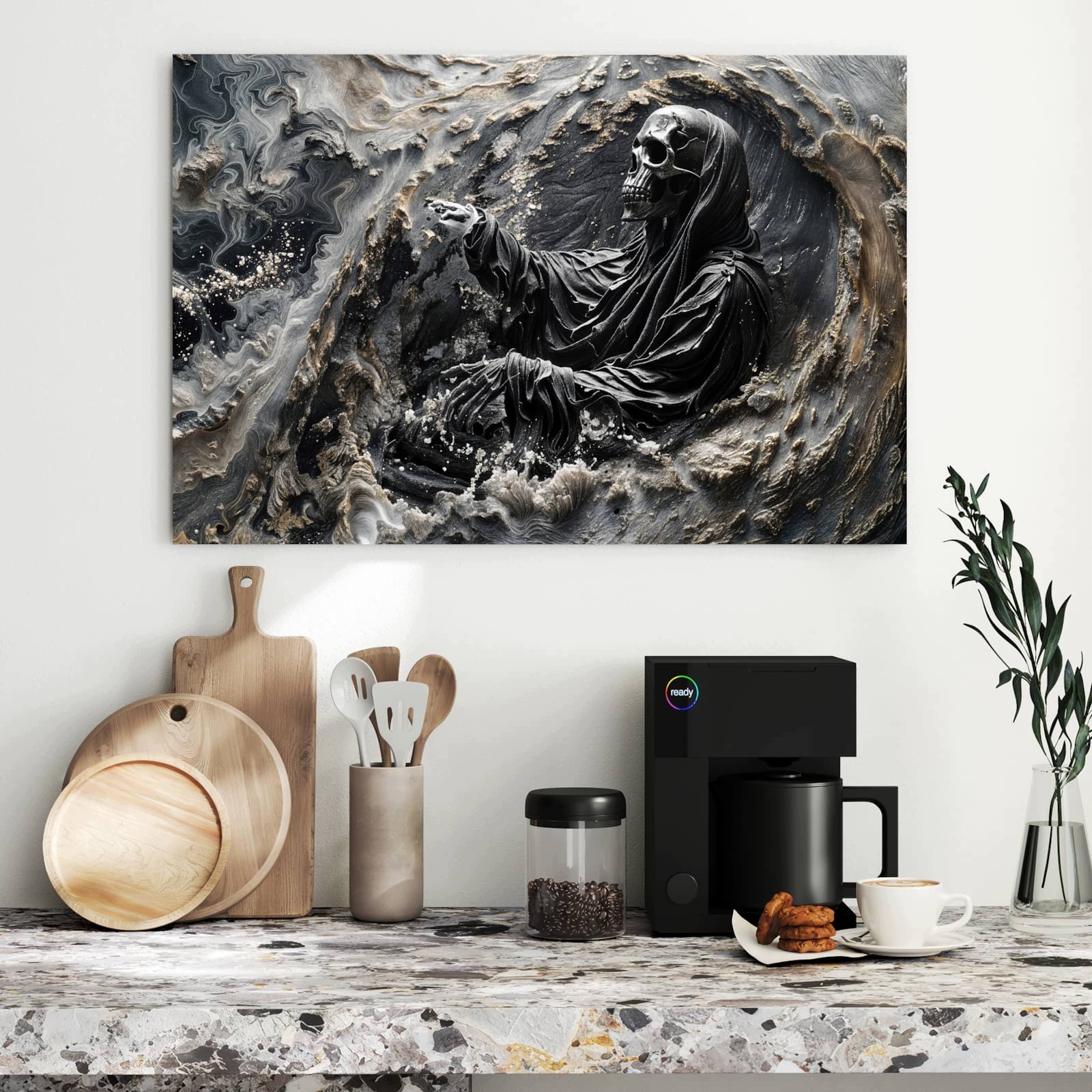 Magnetická tabule – obraz na zeď Kovová kolečka | 60 × 40 cm