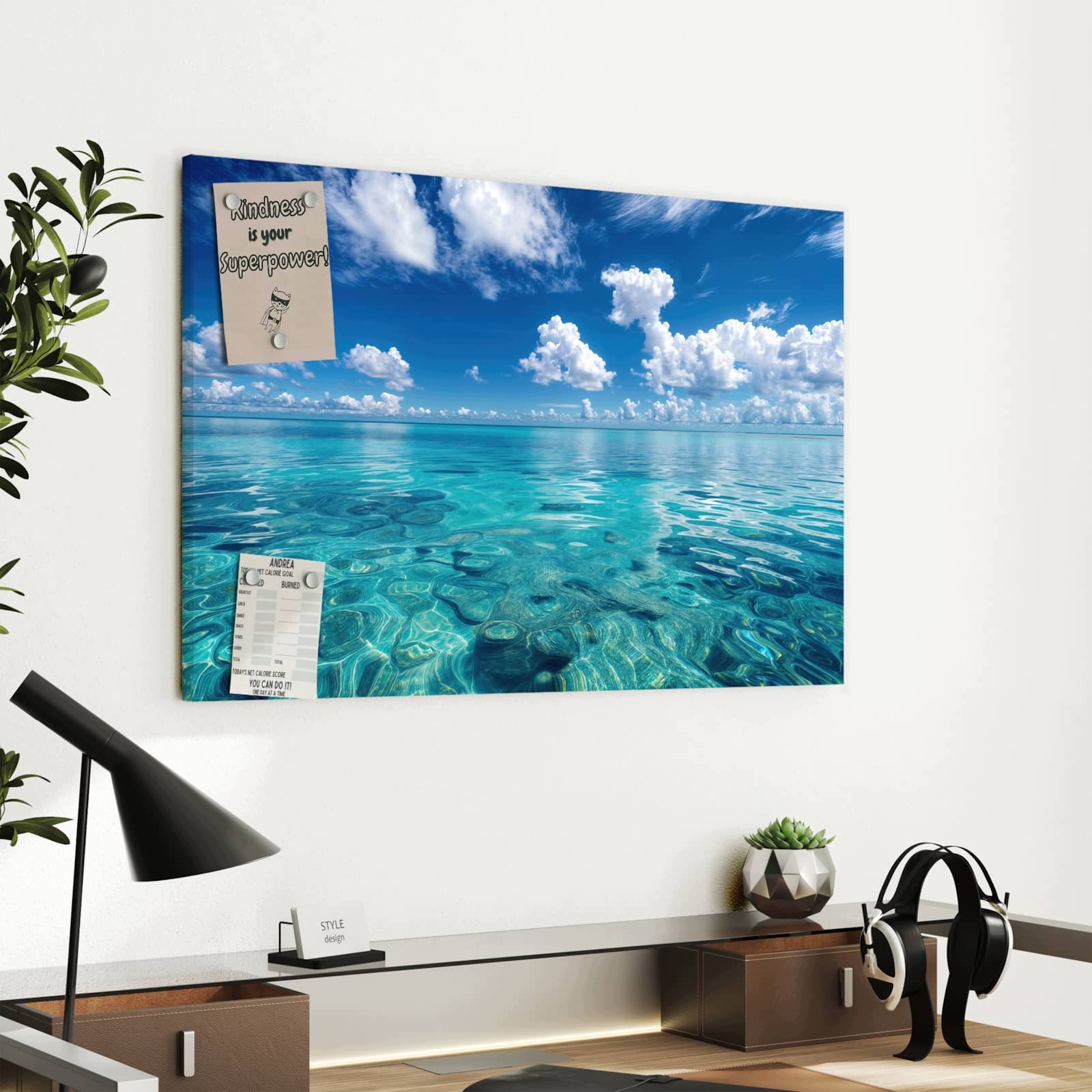 Magnetická tabule – obraz na zeď Mořský horizont | 60 × 40 cm