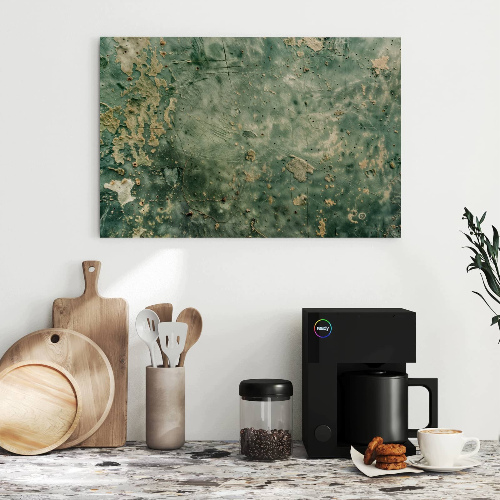 Magnetická tabule – obraz na zeď Kiwi led – motiv 1 | 90 × 60 cm