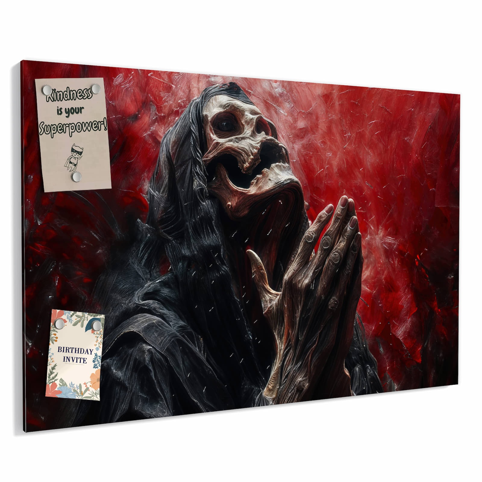 Magnetická tabule – obraz na zeď Abstraktní struktury umění | 60 × 40 cm