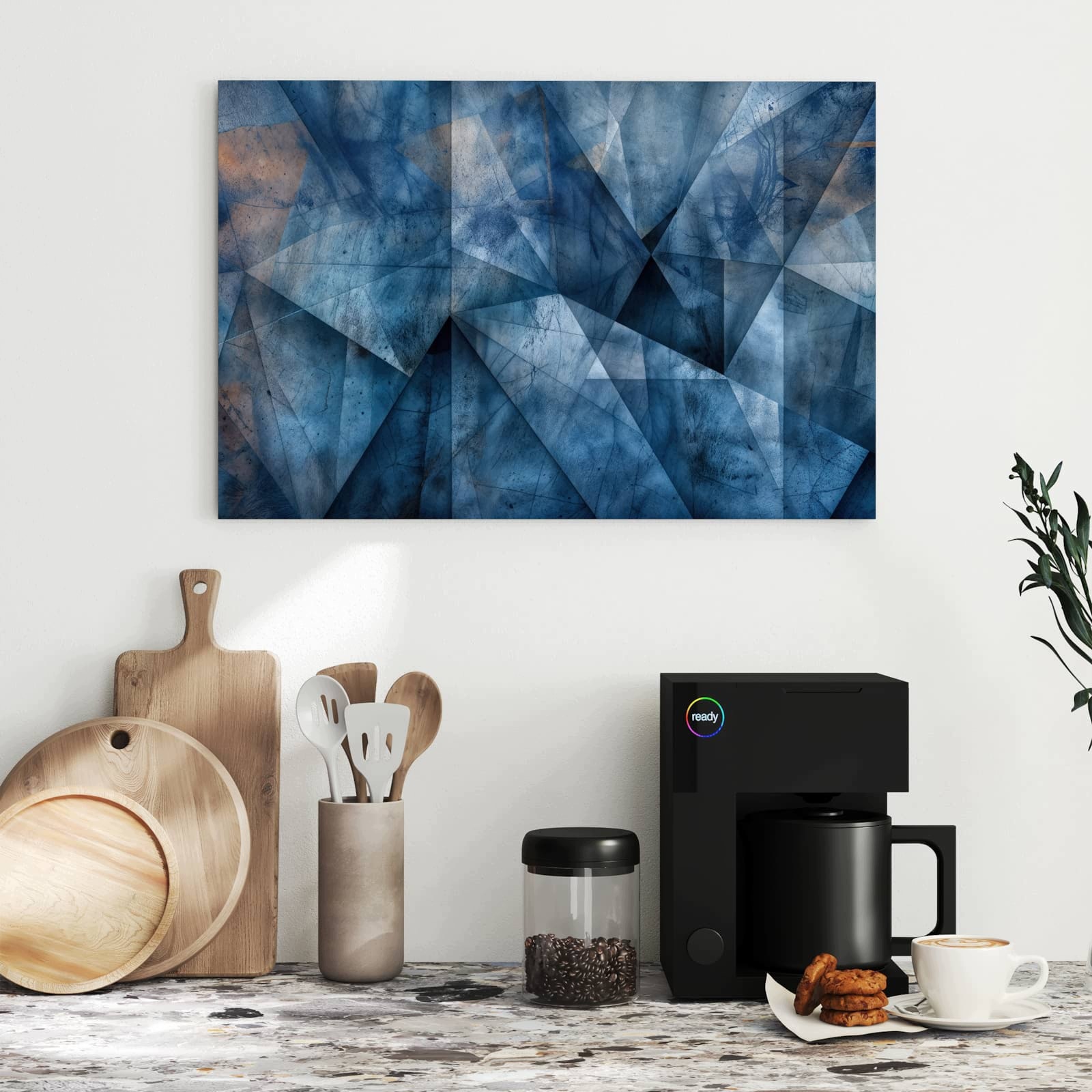 Magnetická tabule – obraz na zeď Geometrický vzor – motiv 2 | 60 × 40 cm