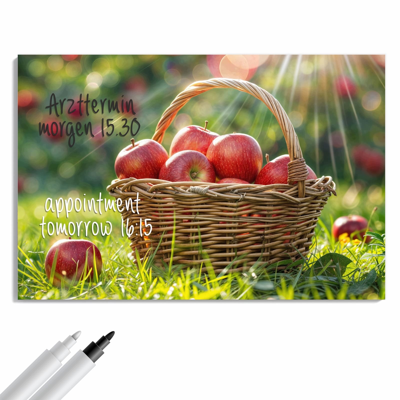Magnetická tabule – obraz na zeď Odlupující se prkna | 90 × 60 cm