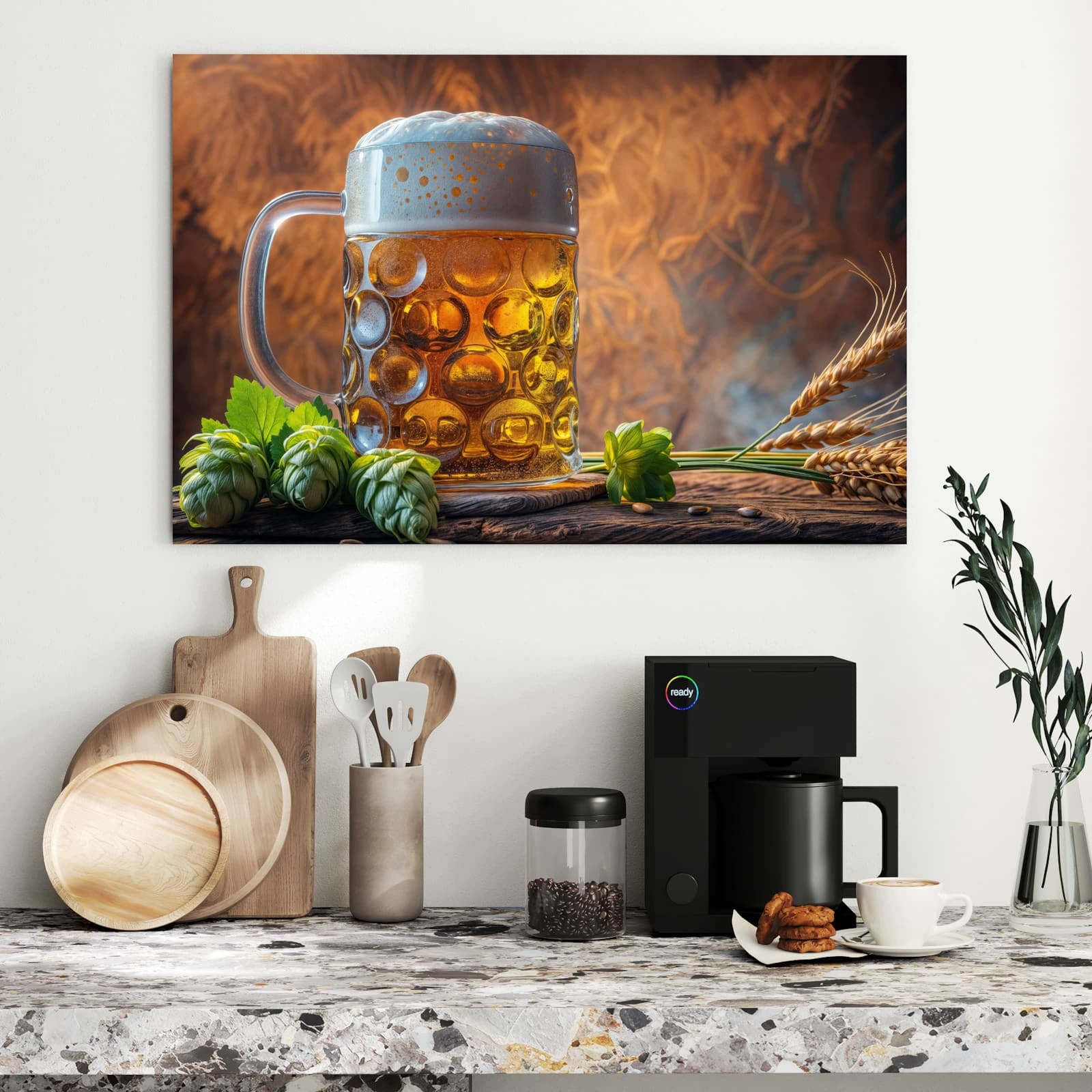 Magnetická tabule – obraz na zeď Půllitr do piva | 90 × 60 cm