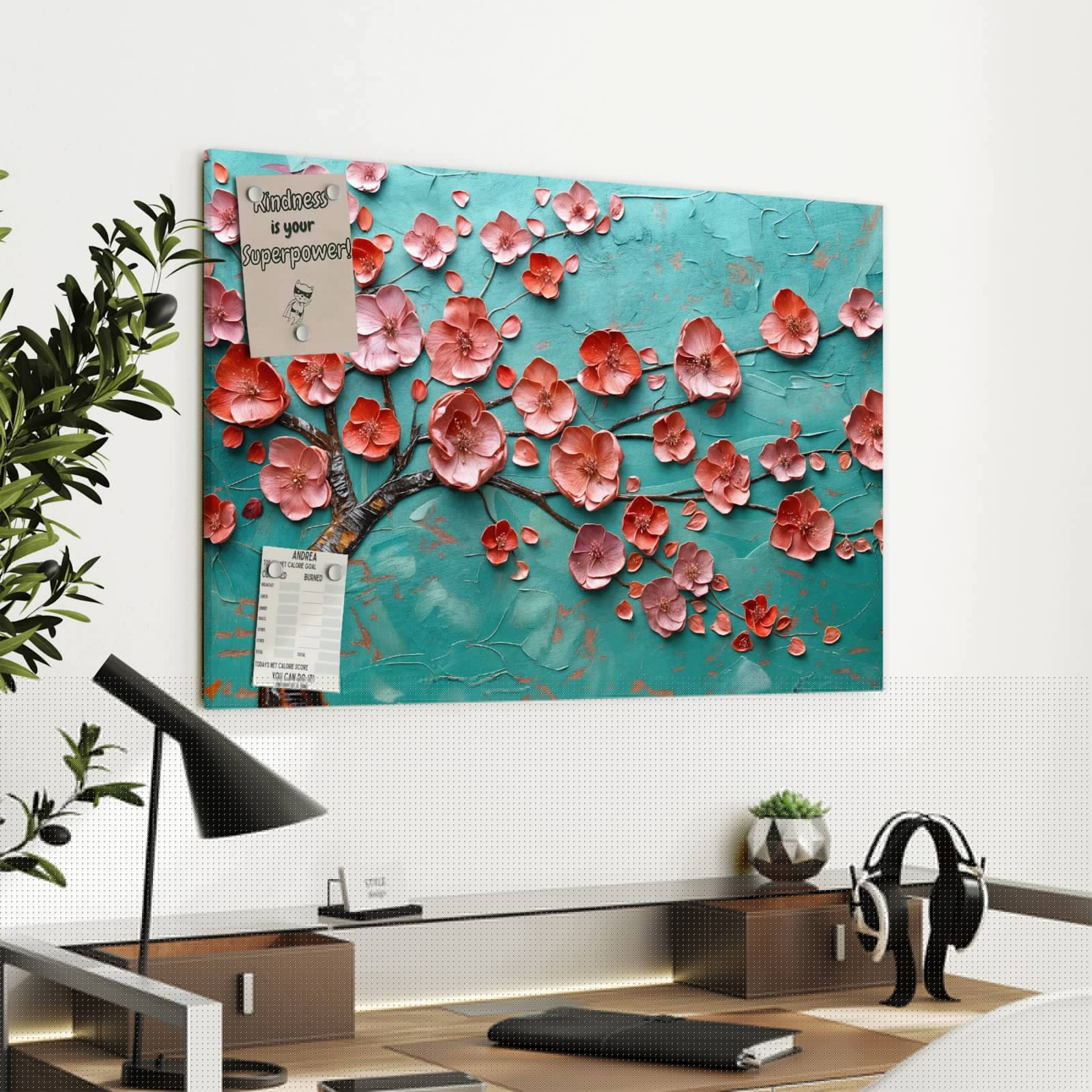 Magnetická tabule – obraz na zeď Květinová zahrada | 60 × 40 cm