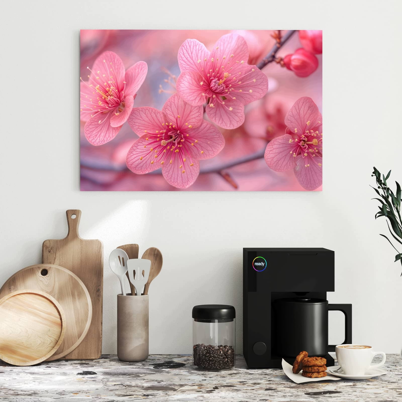 Magnetická tabule – obraz na zeď Kouzlo květin – motiv 1 | 60 × 40 cm
