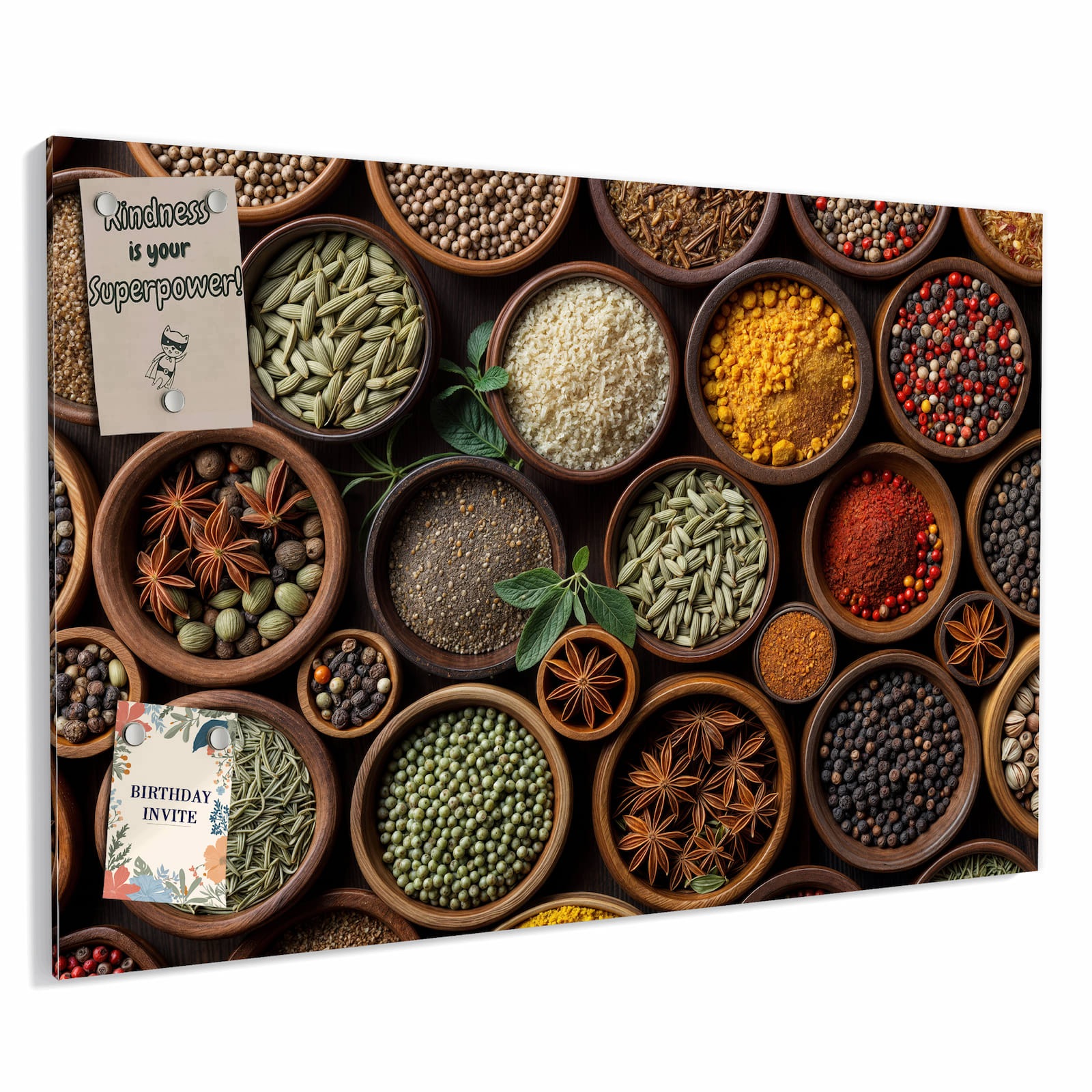 Magnetická tabule – obraz na zeď Večerní louka s divokými květinami | 60 × 40 cm