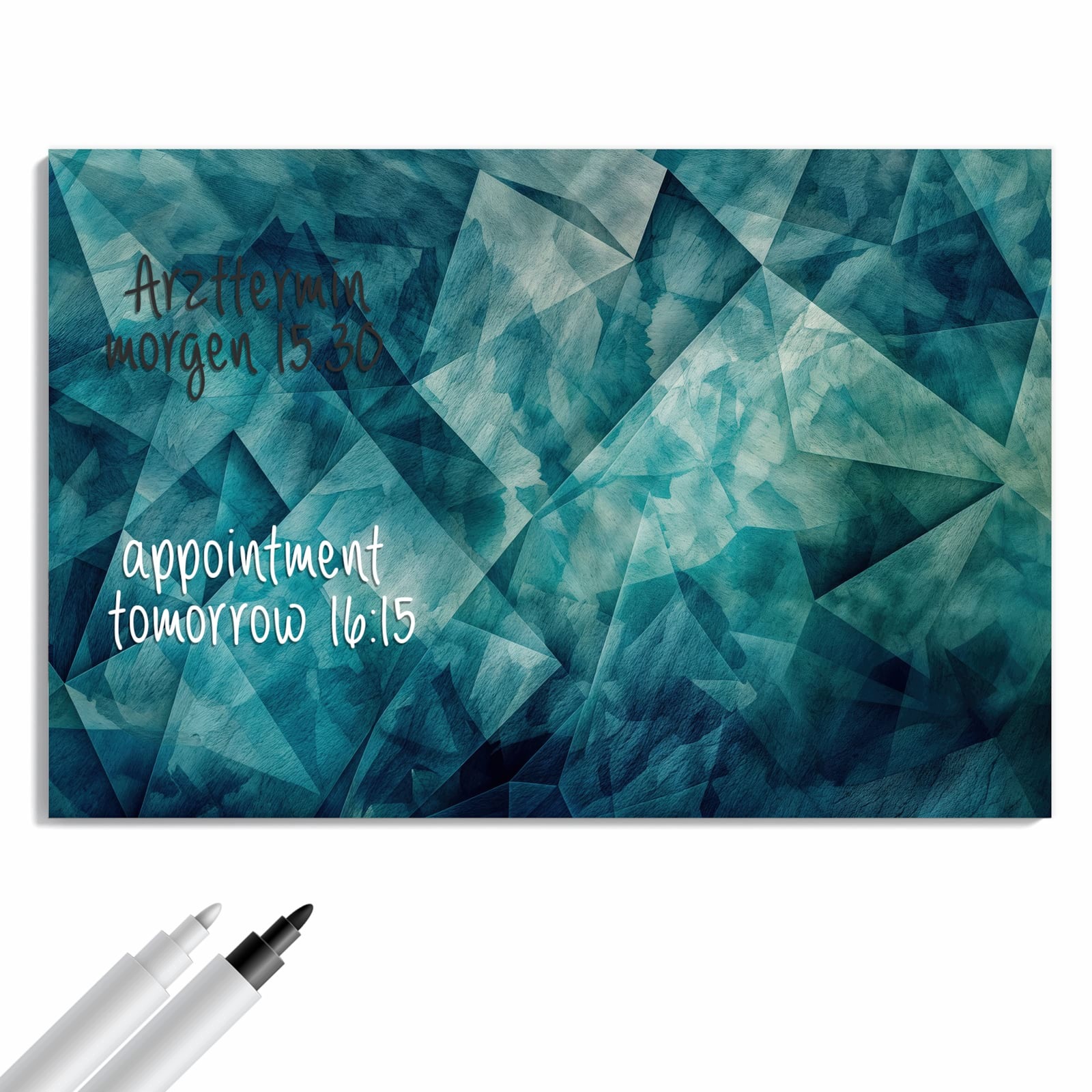Magnetická tabule – obraz na zeď Abstraktní geometrie | 60 × 40 cm