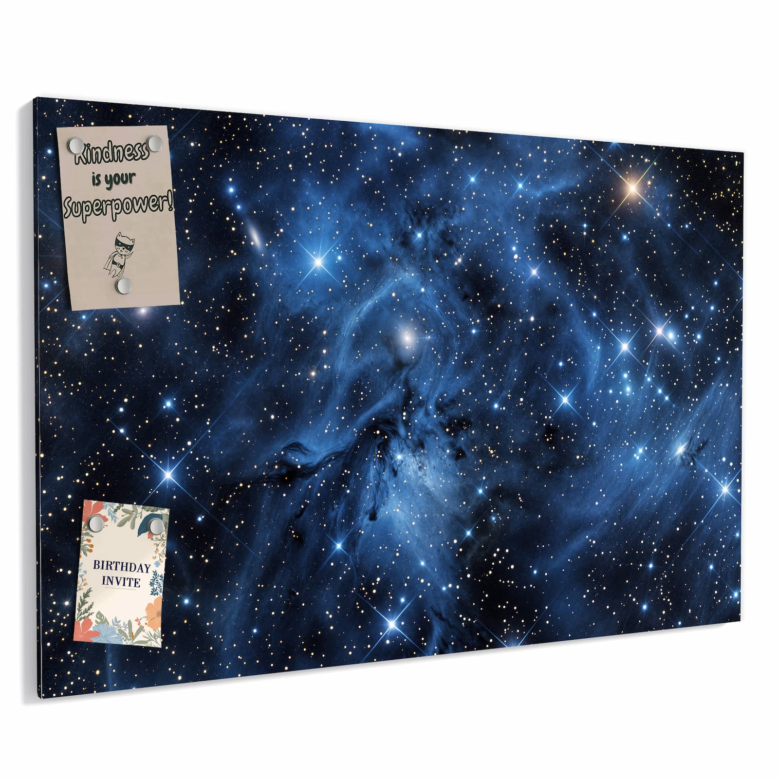 Magnetická tabule – obraz na zeď Večerní louka s divokými květinami | 90 × 60 cm