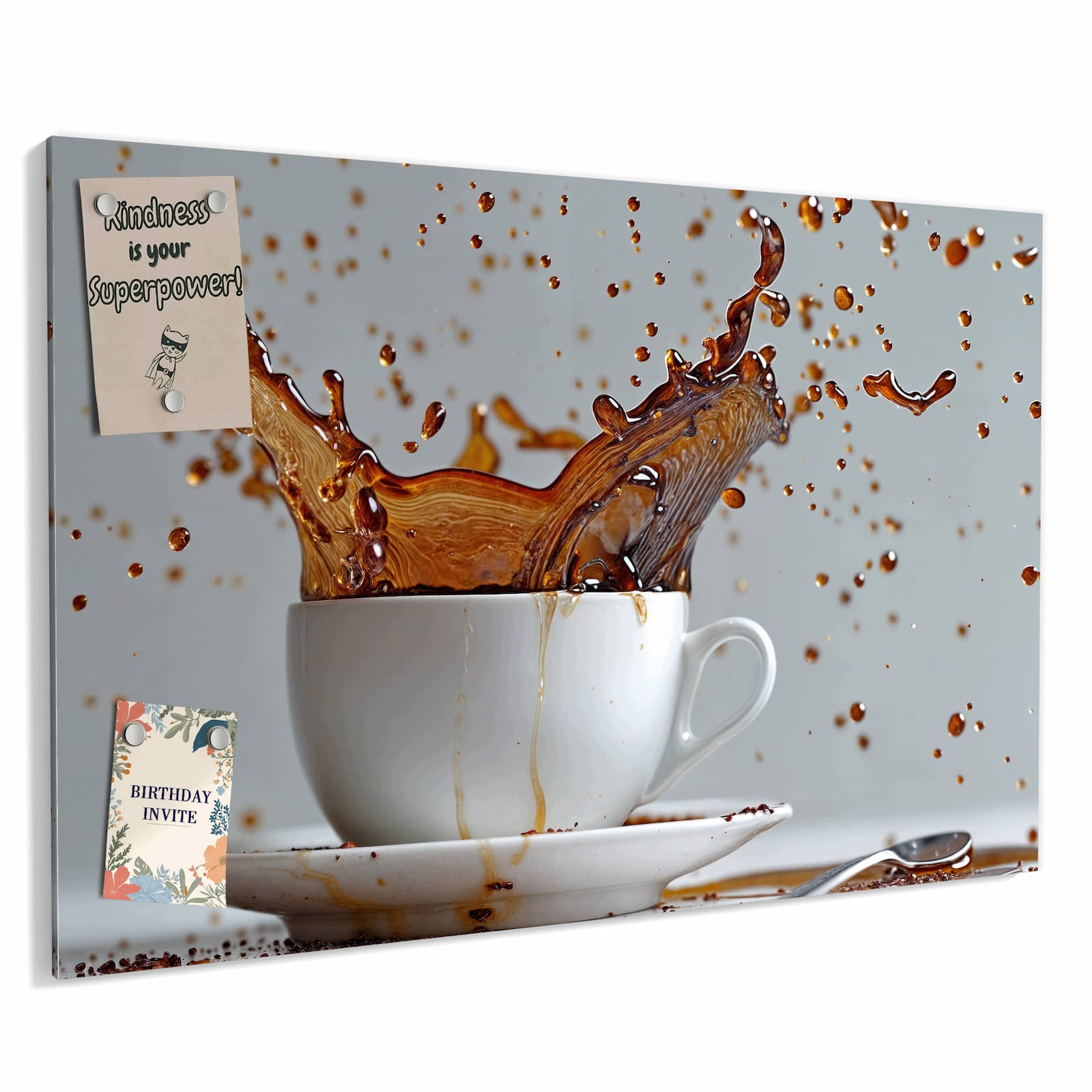 Magnetická tabule – obraz na zeď Exploze kávy | 60 × 40 cm