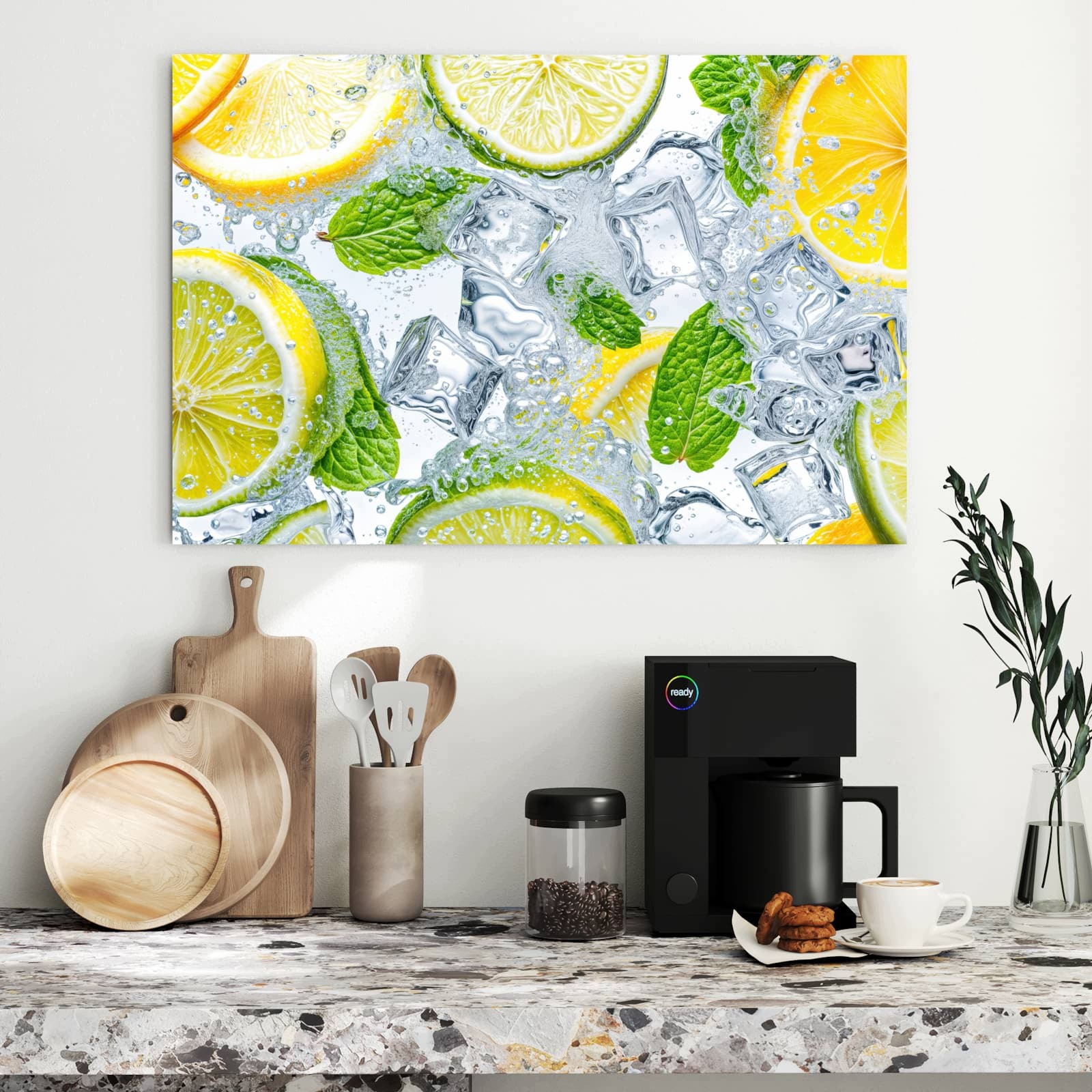 Magnetická tabule – obraz na zeď Citrusová svěžest | 90 × 60 cm