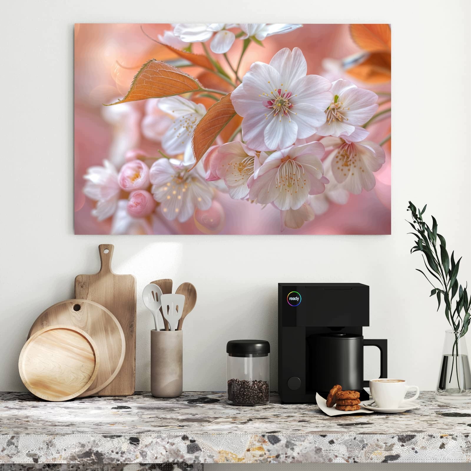 Magnetická tabule – obraz na zeď Bujná nádhera květin | 90 × 60 cm