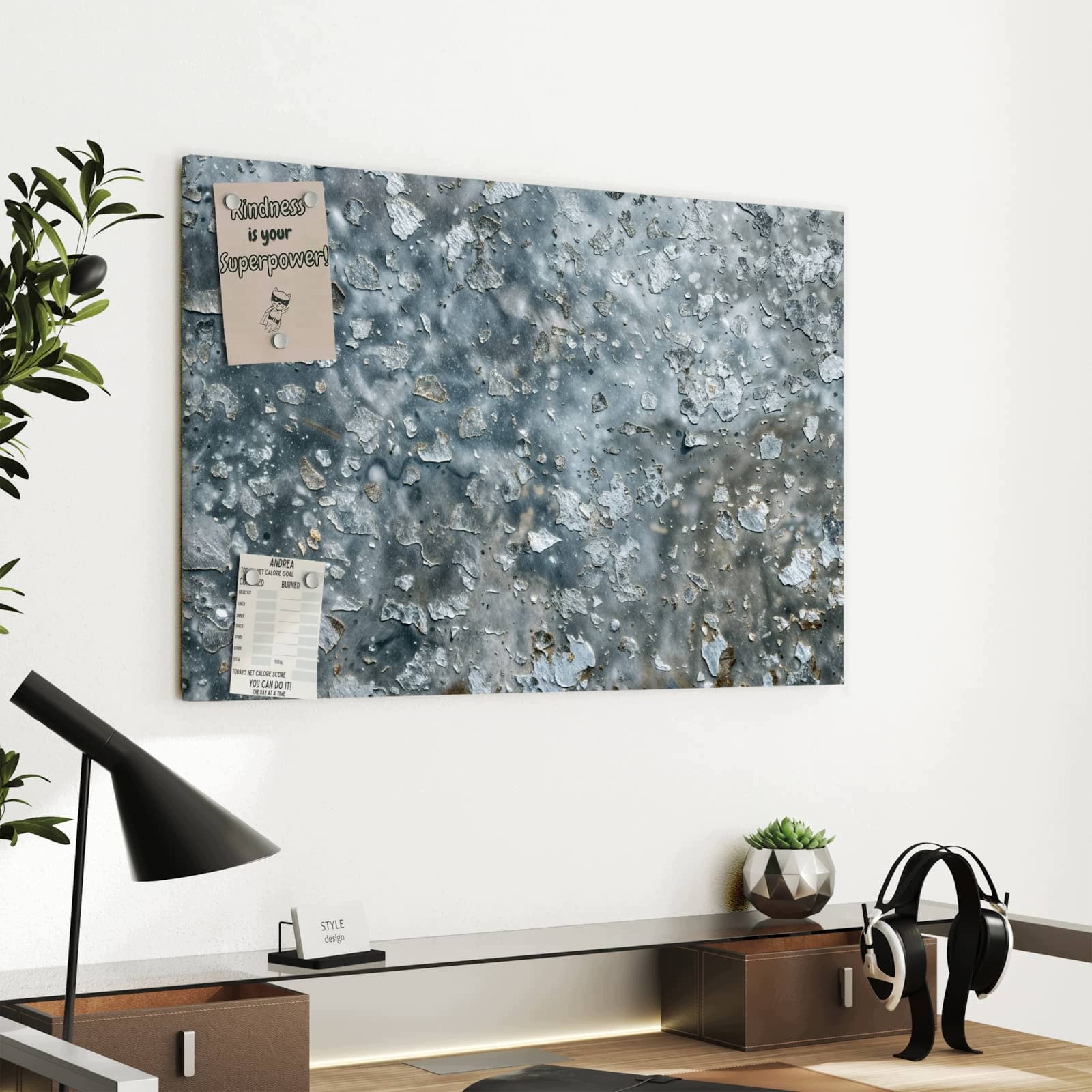 Magnetická tabule – obraz na zeď Bujná nádhera květin | 90 × 60 cm