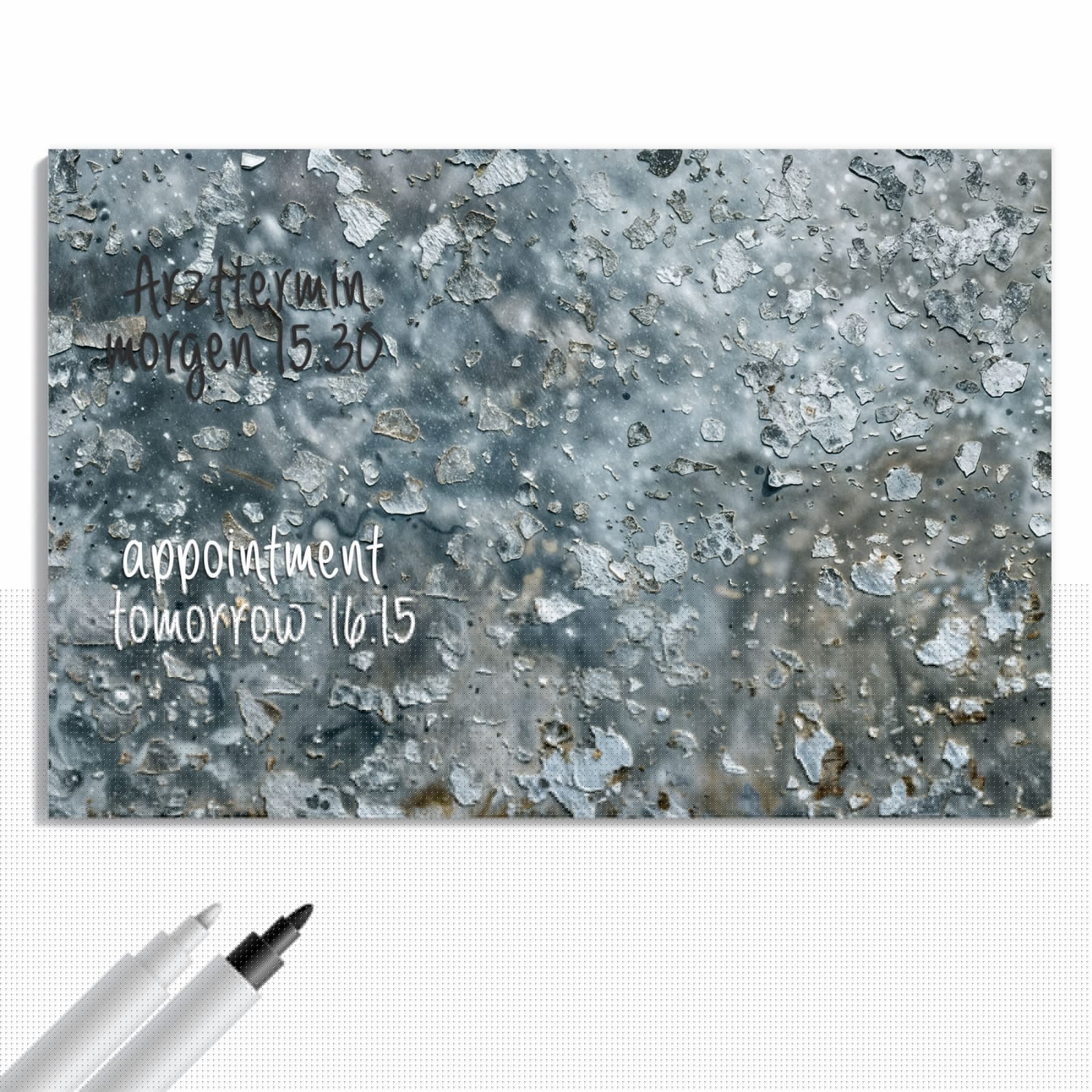 Magnetická tabule – obraz na zeď Odlupující se barva – motiv 2 | 90 × 60 cm