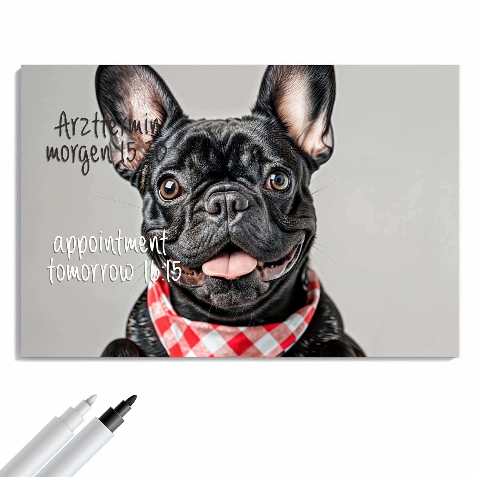 Magnetická tabule – obraz na zeď Francouzský buldoček – motiv 1 | 60 × 40 cm