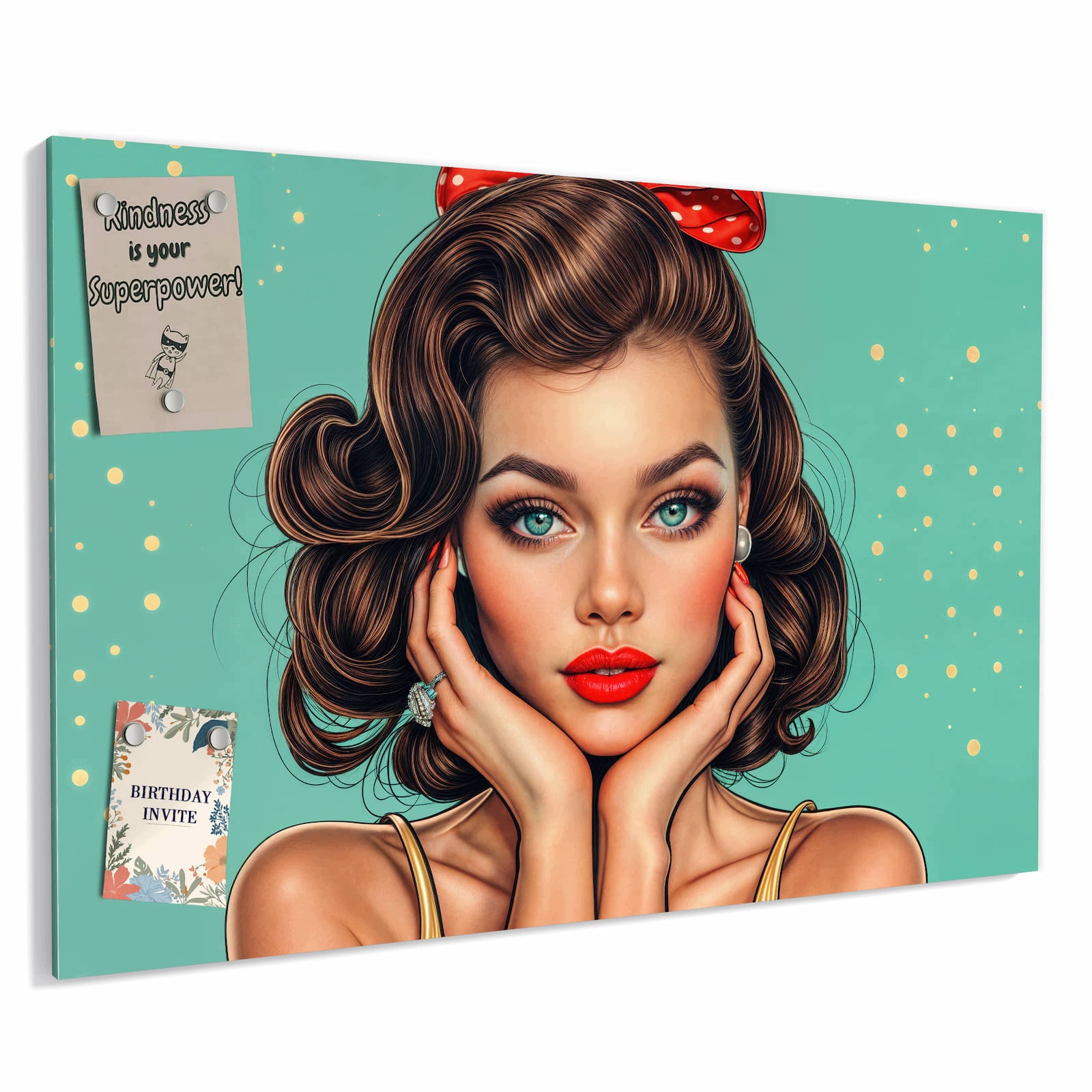 Magnetická tabule – obraz na zeď Bobule ve vodě | 60 × 40 cm