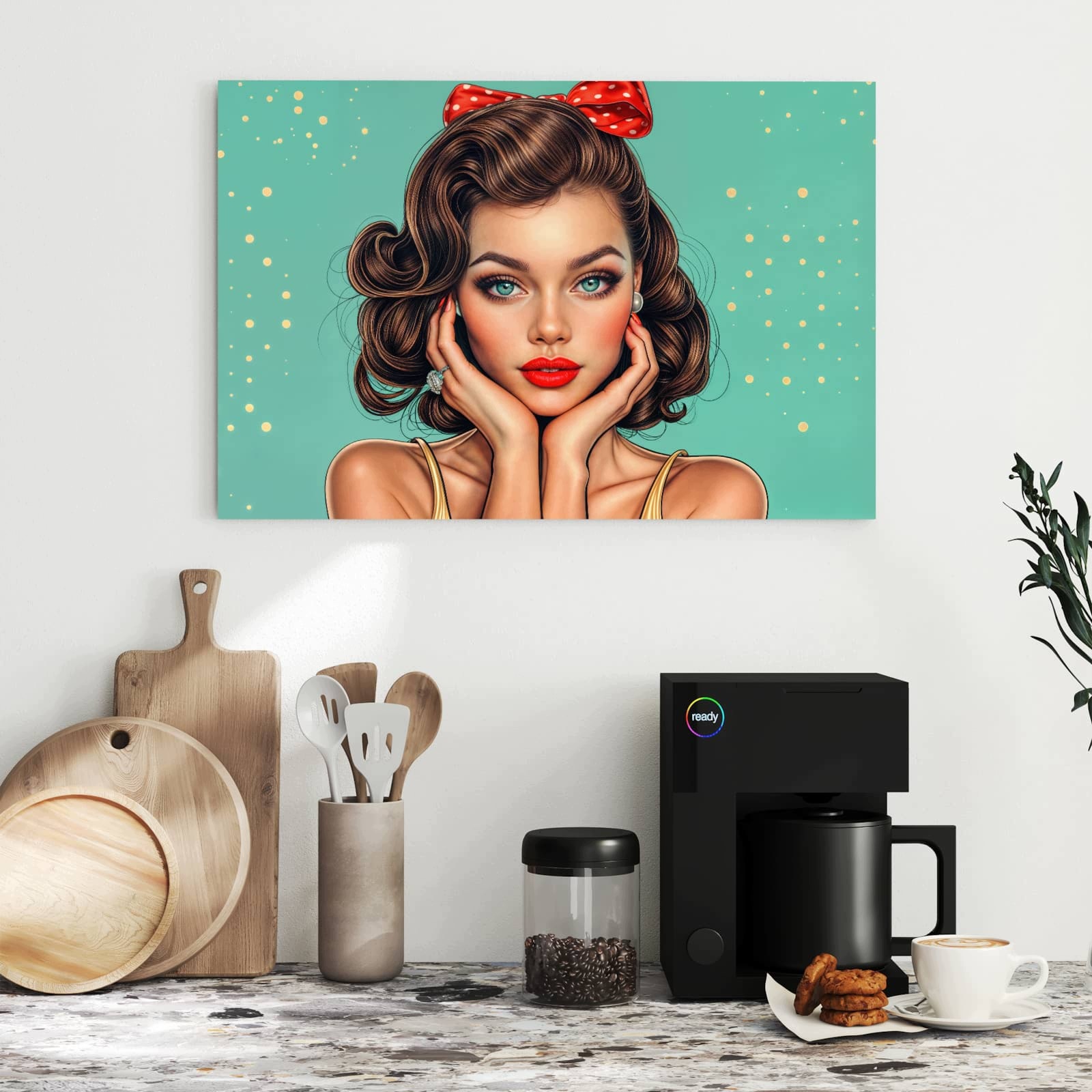 Magnetická tabule – obraz na zeď Bobule ve vodě | 60 × 40 cm