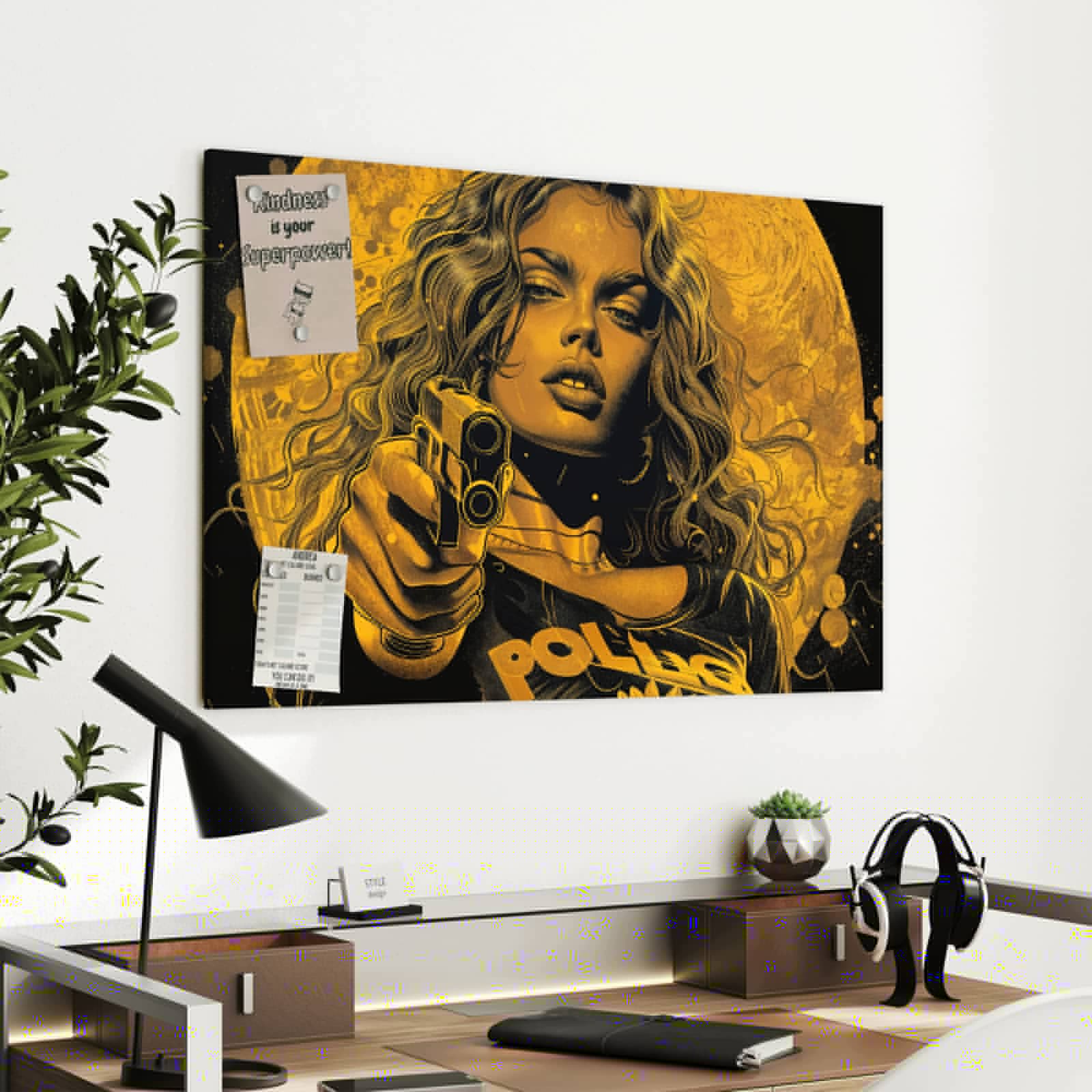 Magnetická tabule – obraz na zeď Fenykl – umělecké dílo | 90 × 60 cm