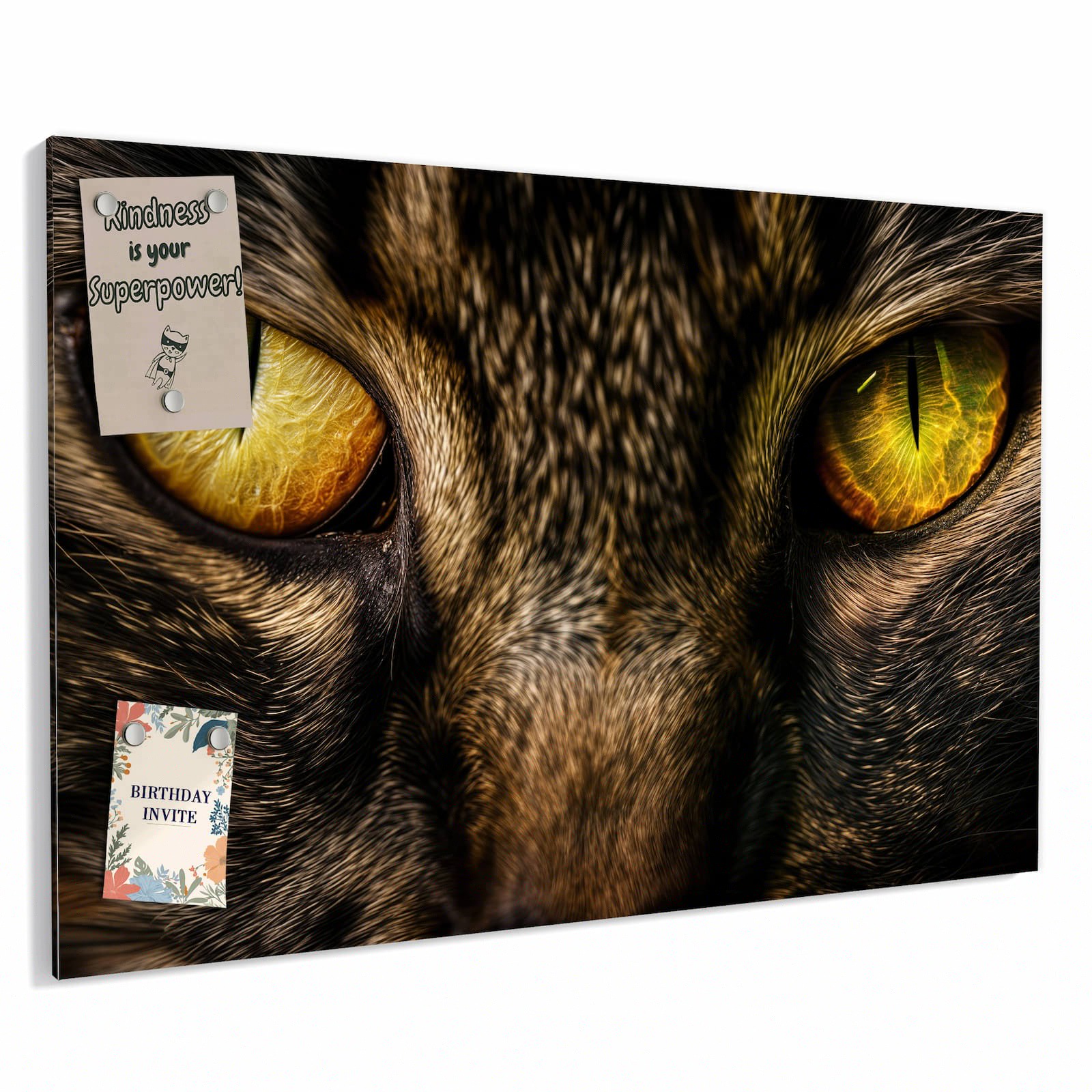 Magnetická tabule – obraz na zeď Orchideje na stole | 90 × 60 cm