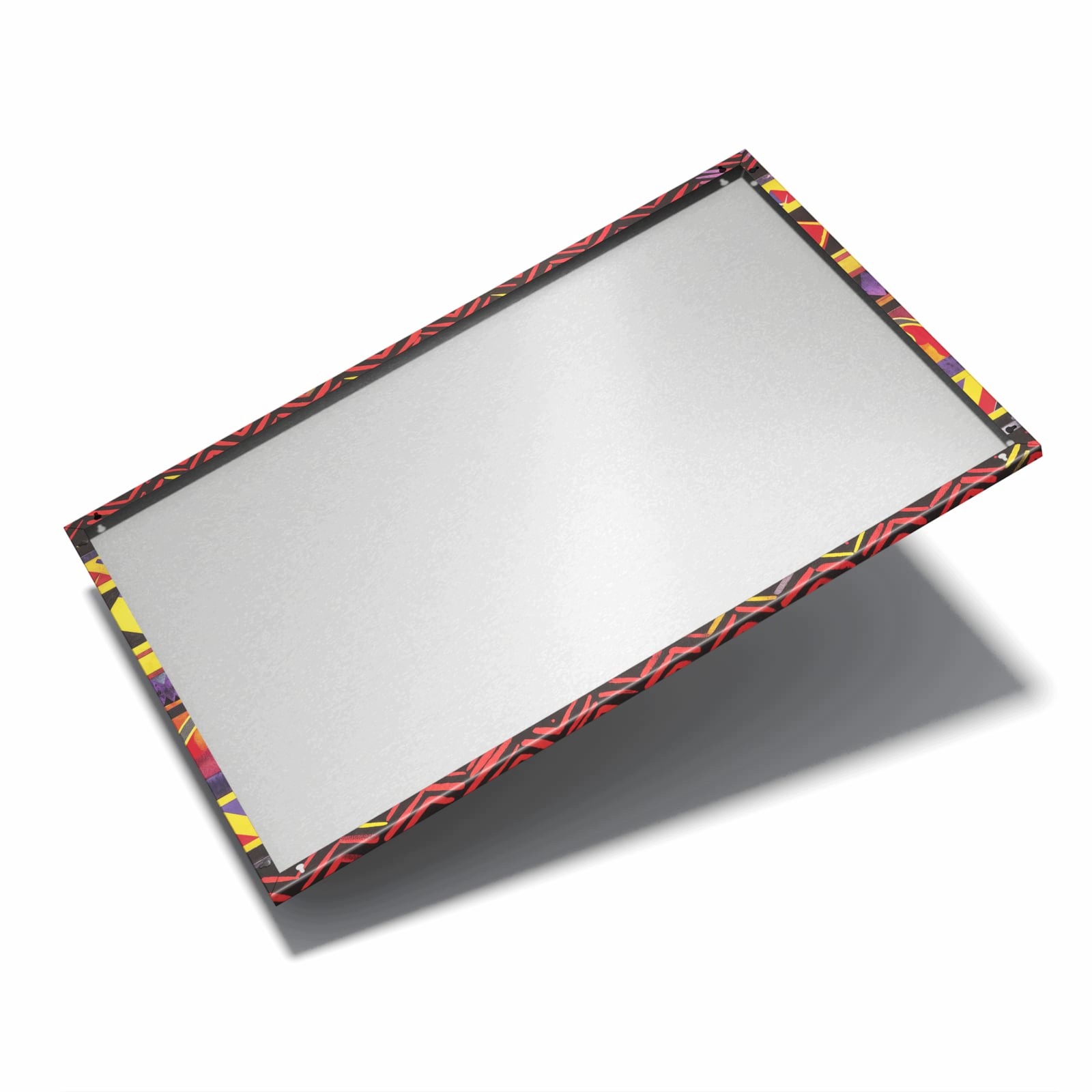 Magnetická tabule – obraz na zeď Etnický vzor černo-červený | 60 × 40 cm