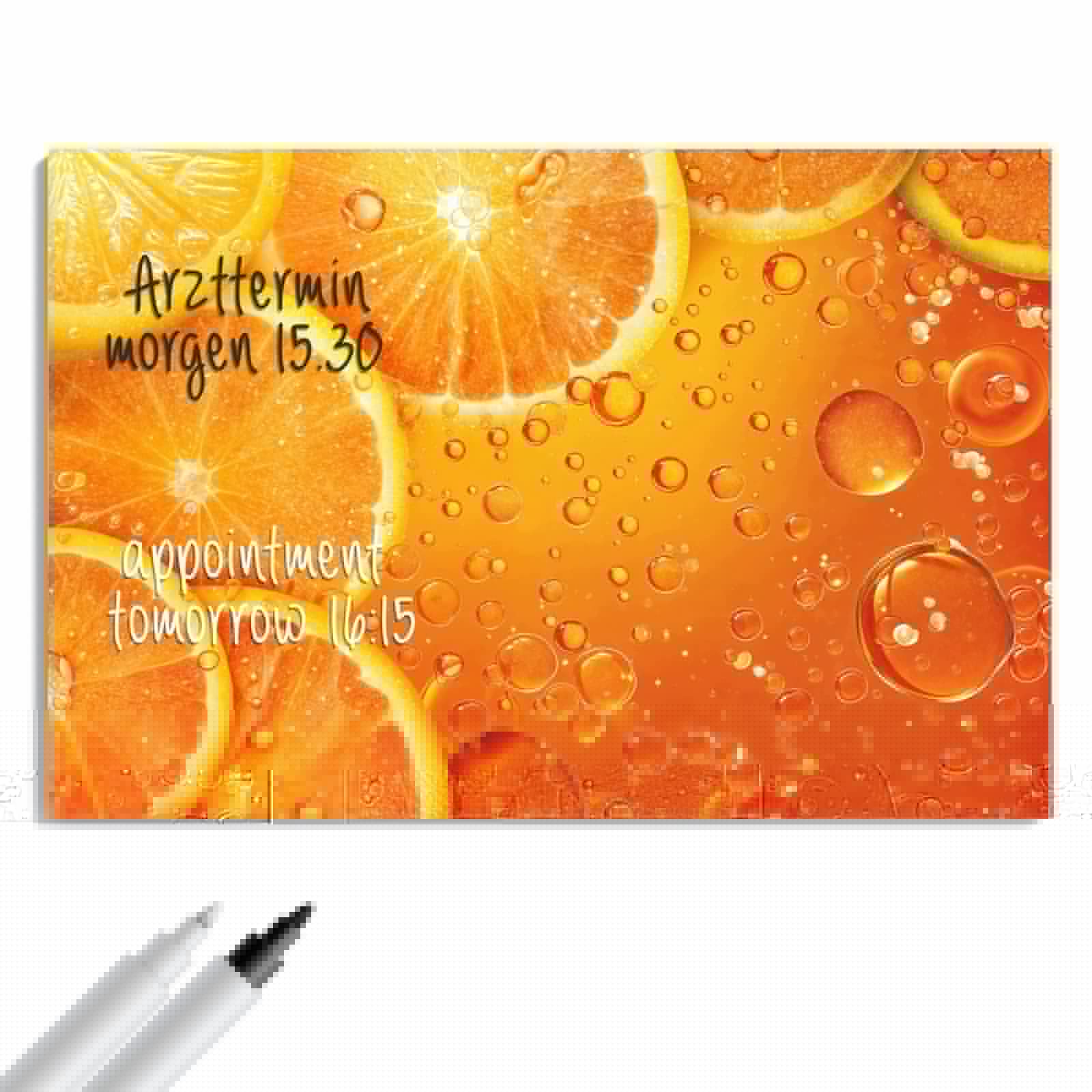 Magnetická tabule – obraz na zeď Bobule ve vodě | 90 × 60 cm